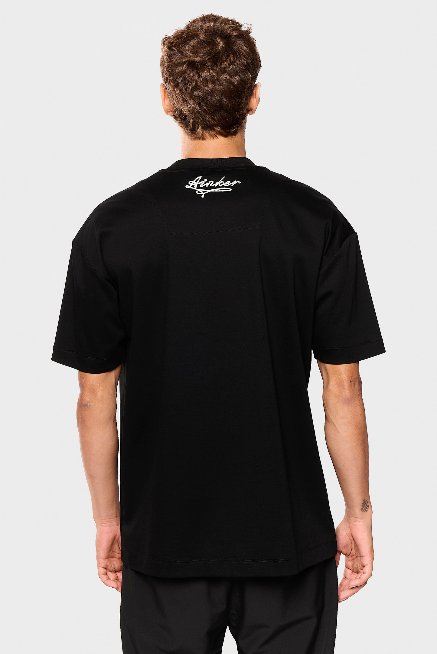 Mercerized 762 Black T-Shirt