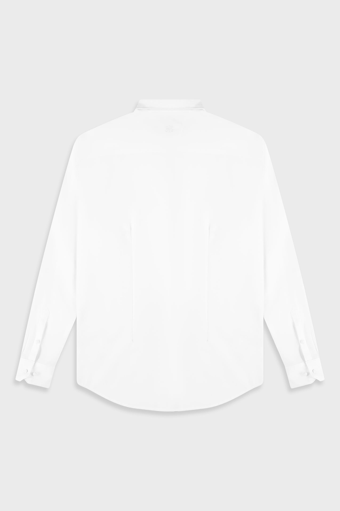 Wool Blend White 778 Zipper Shirt
