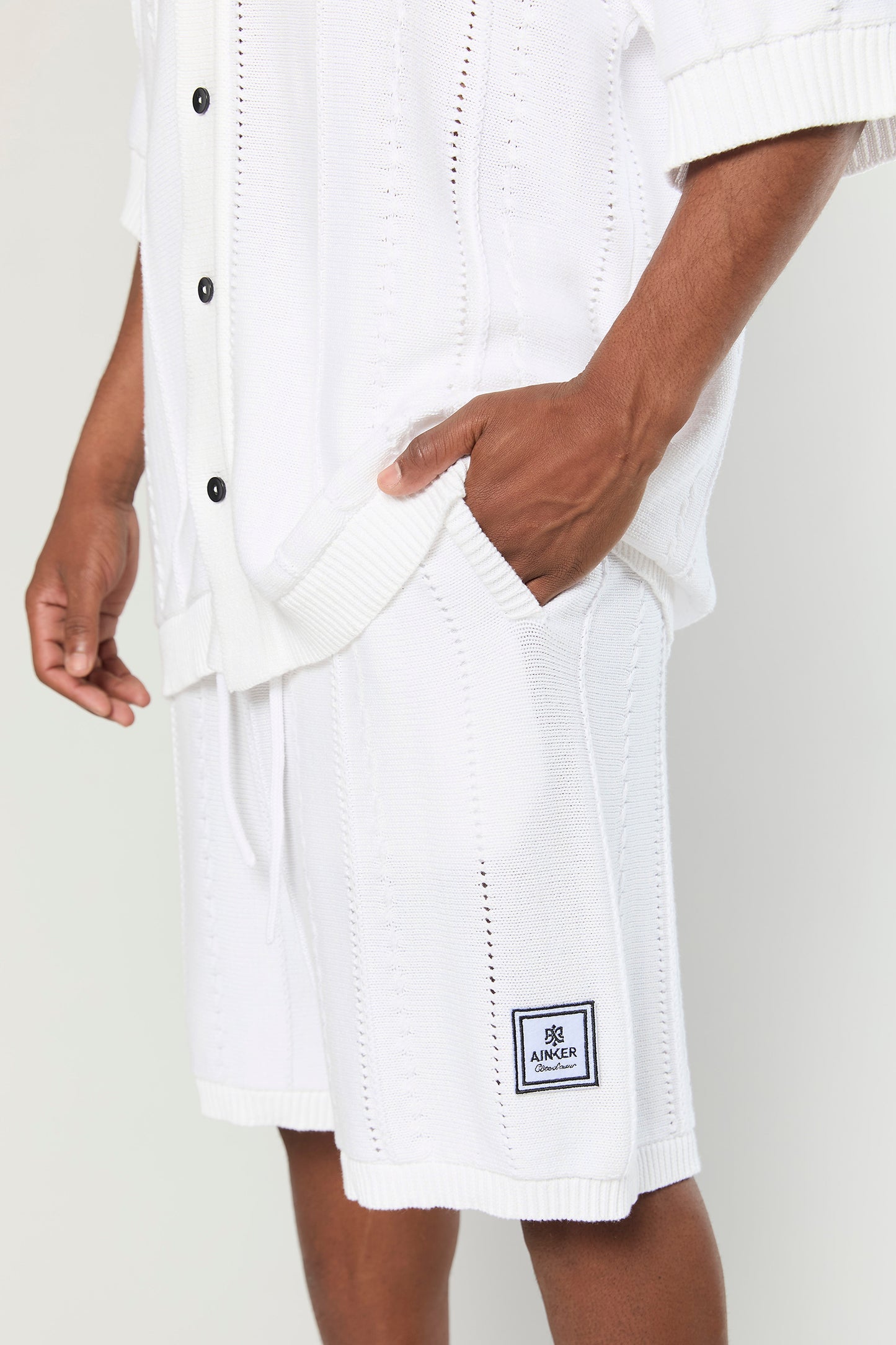White Knit 720 Short Pant