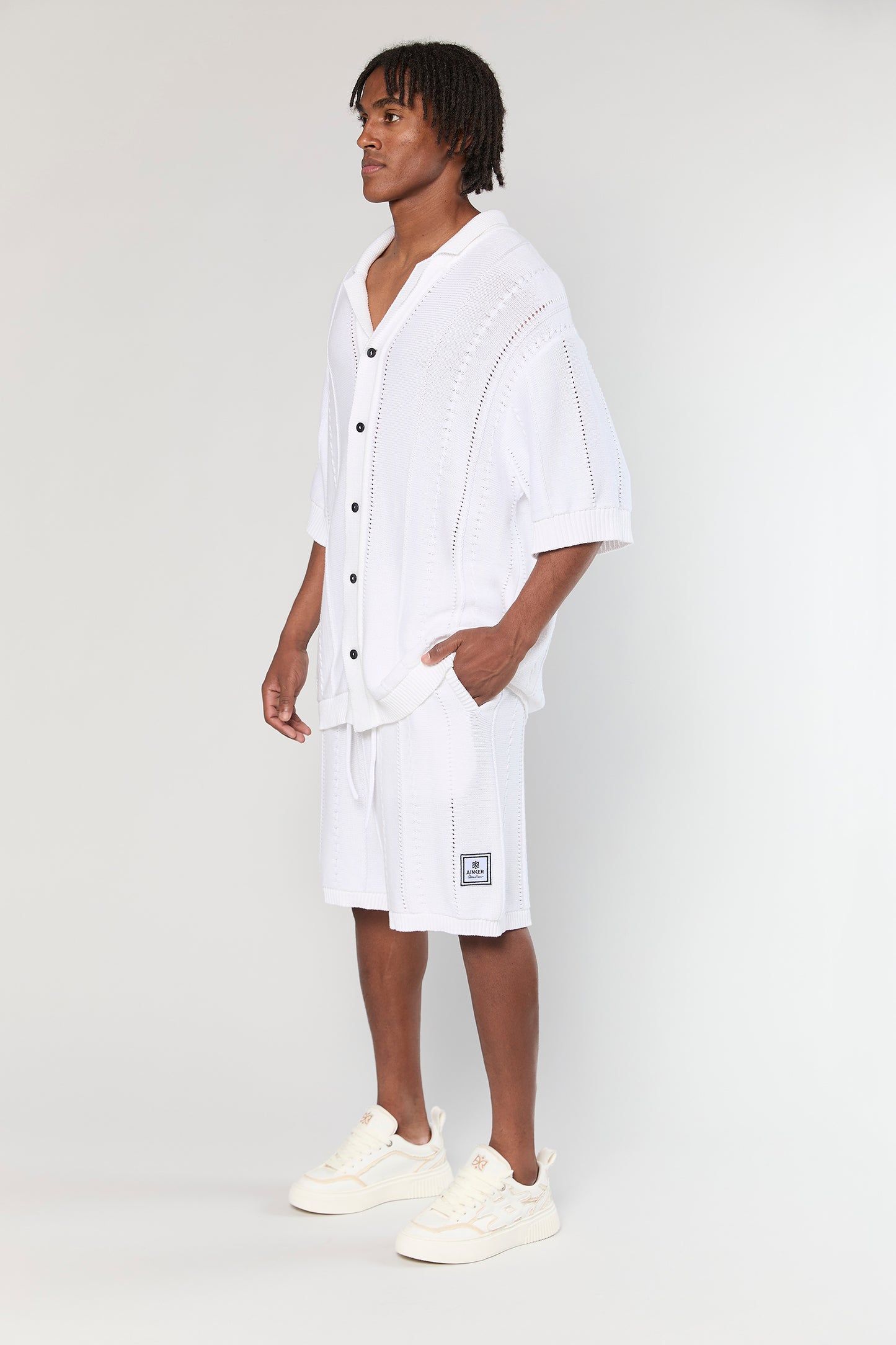 White Knit 720 Short Pant