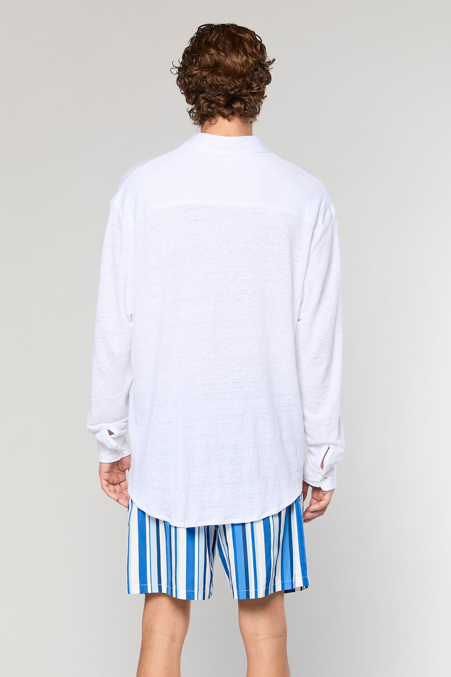 Stripe 829 L.Blue Swimwear