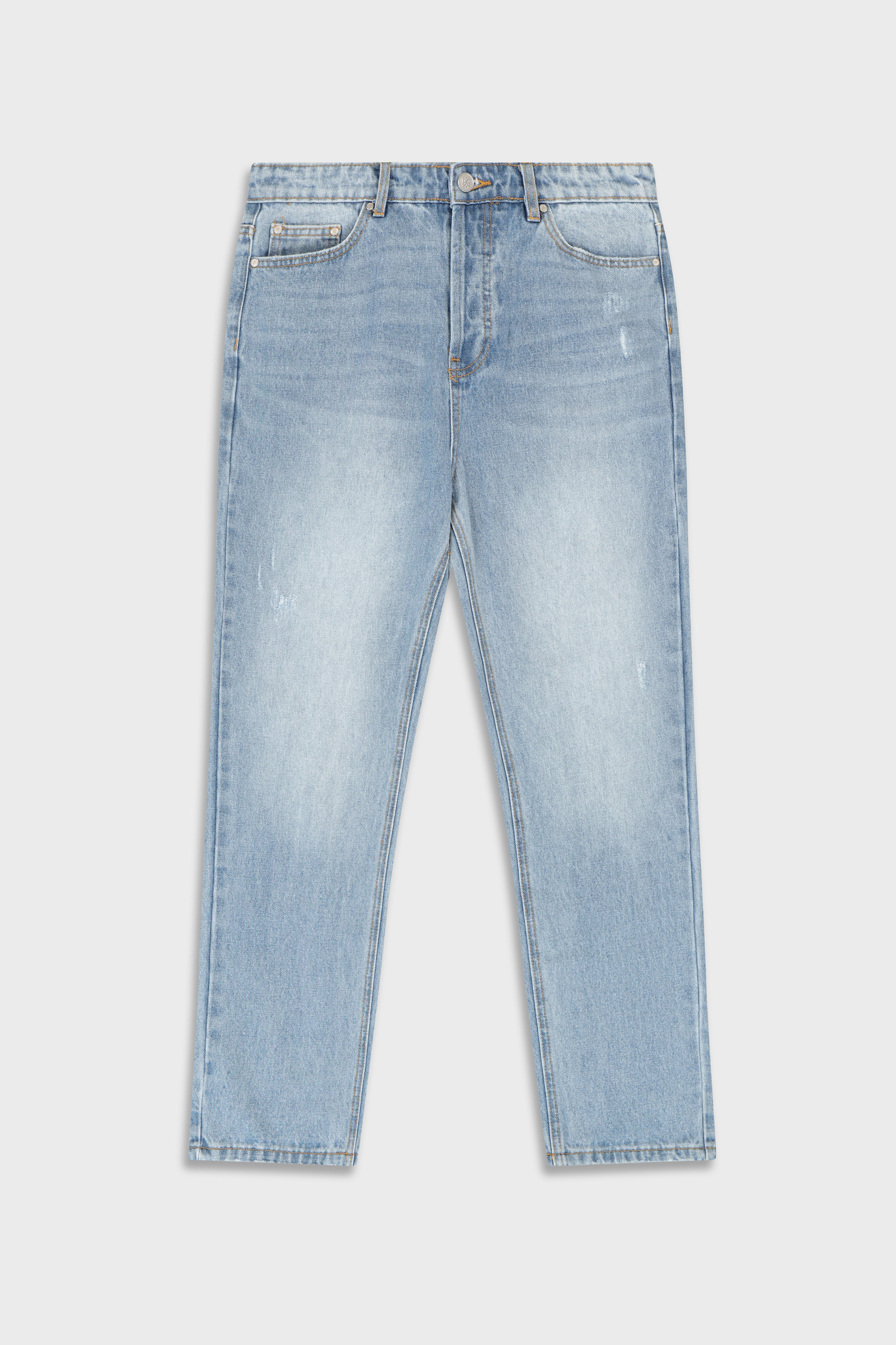 Blue Straight Jeans