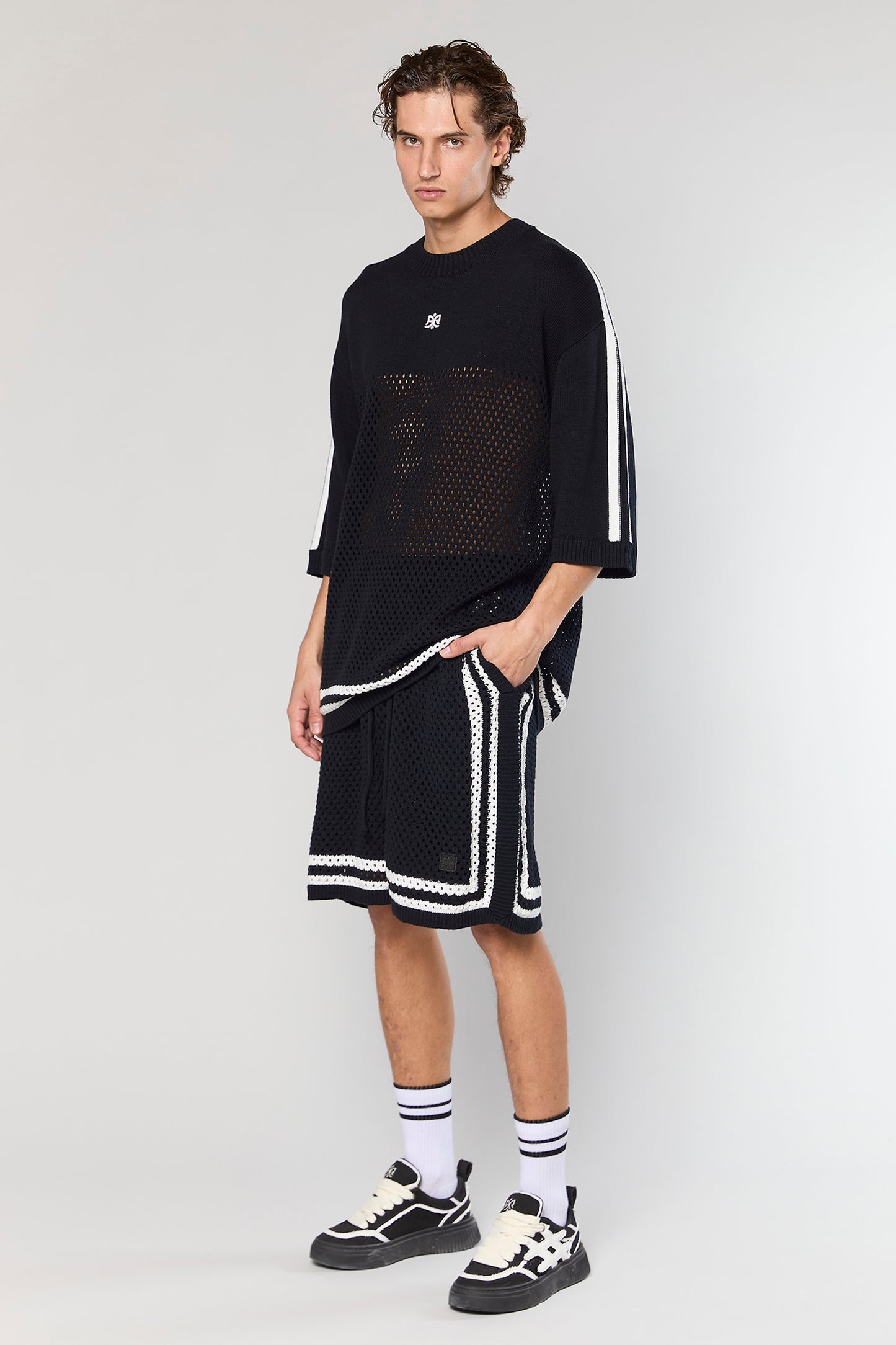 Black Mesh 804 Short Pant