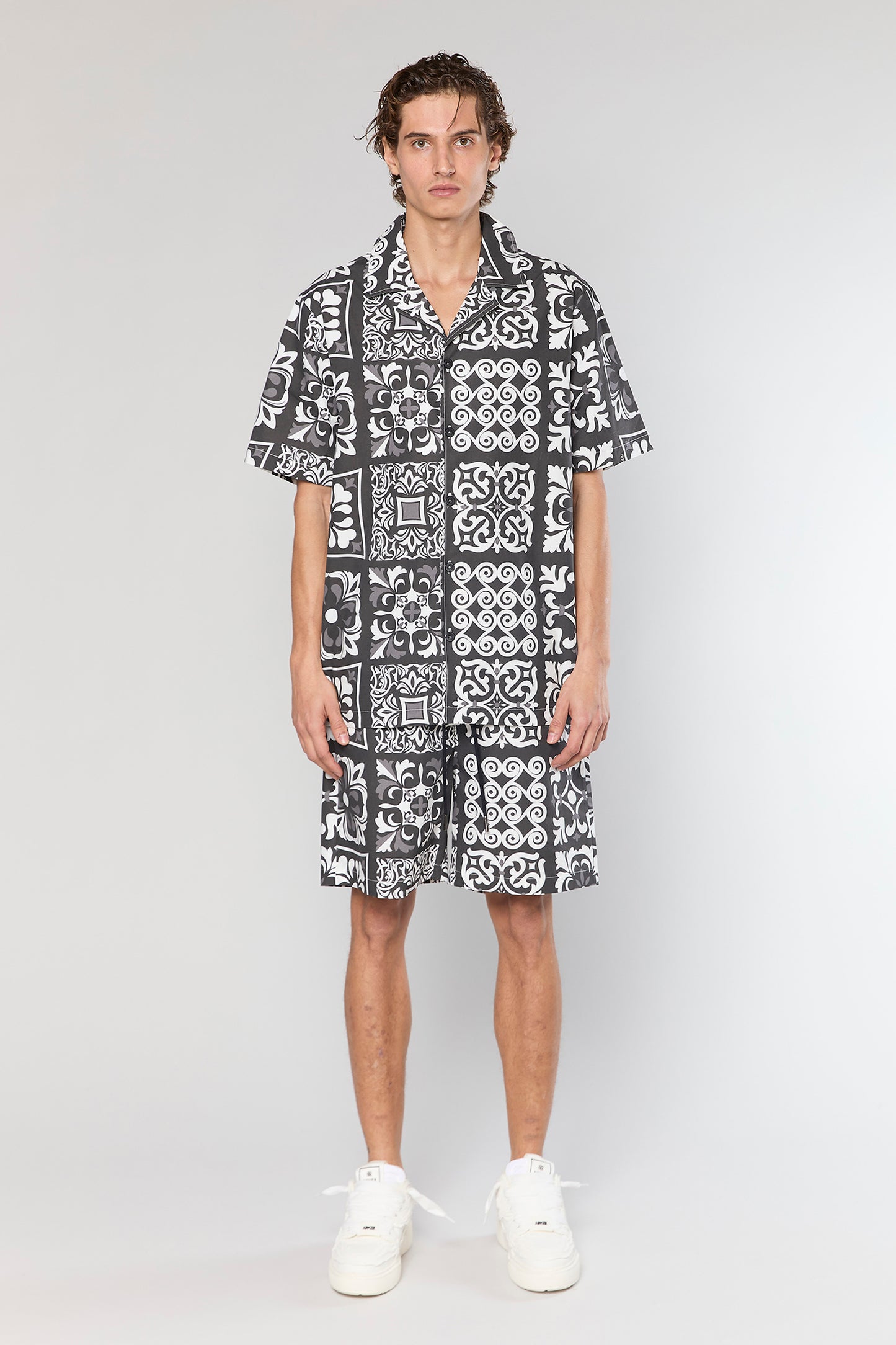 Cotton Poplin 840 Black Shirt