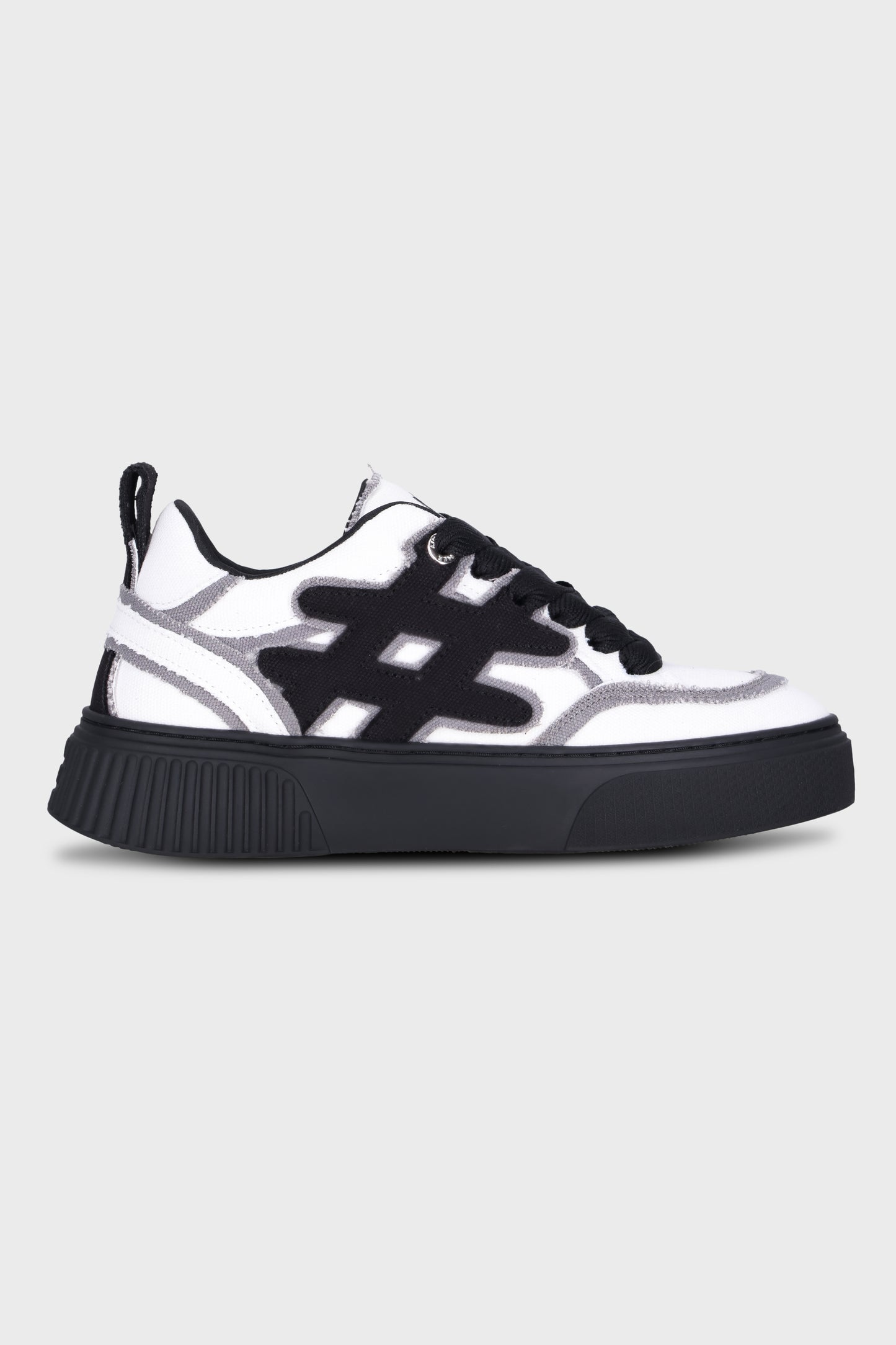Star Line Canvas White/Gray