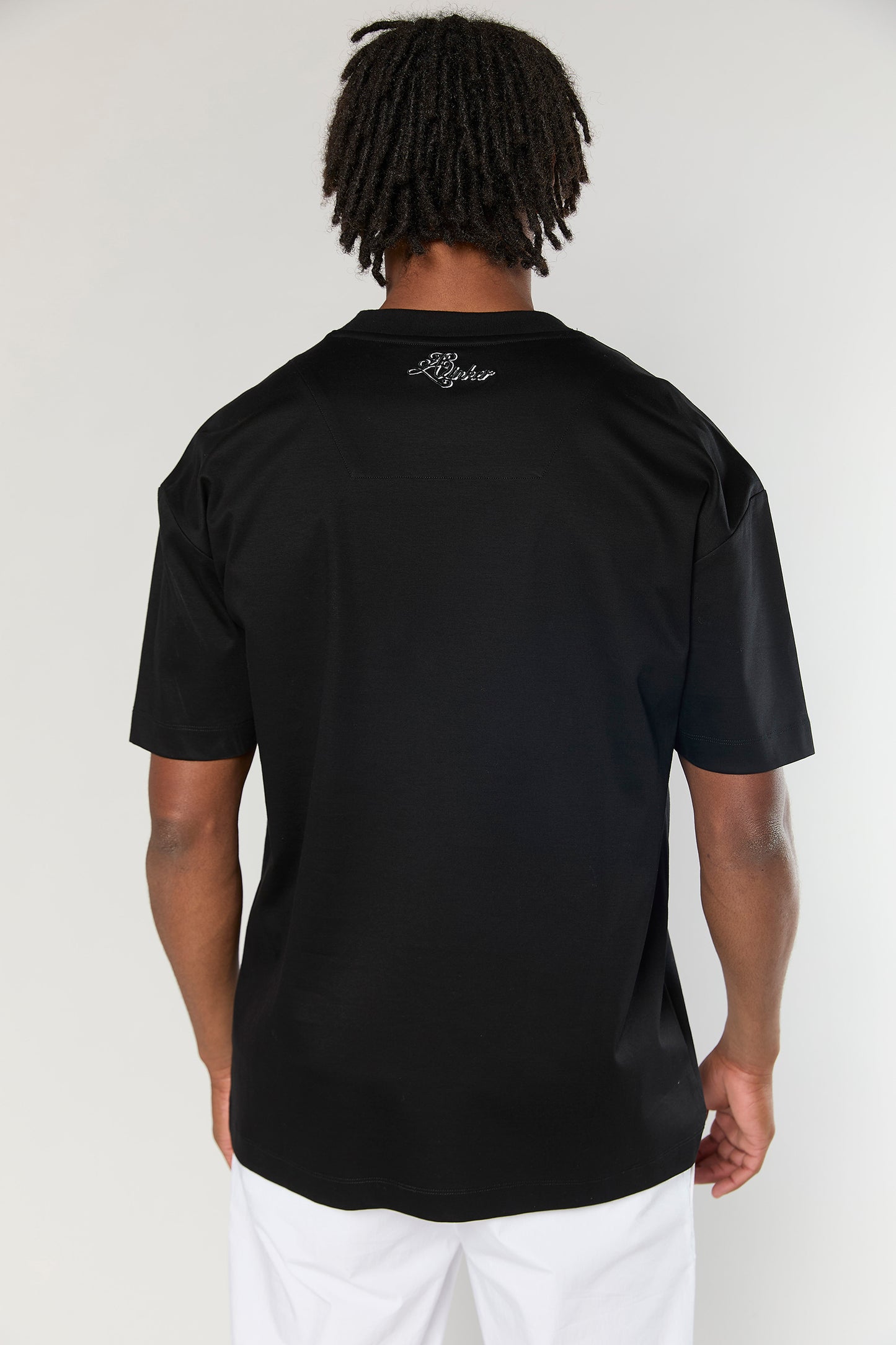 Mercerized 741 Black T-Shirt