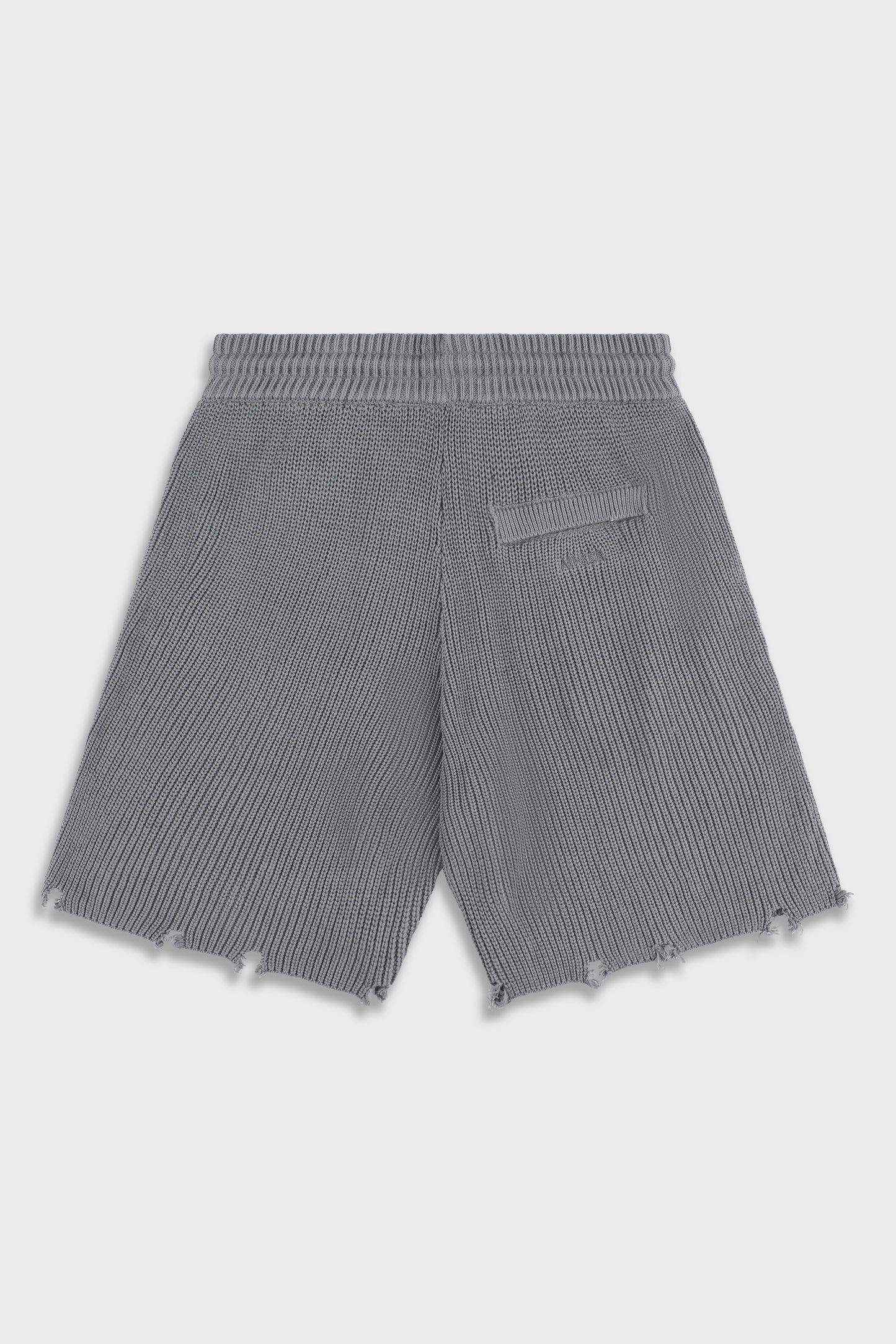 820 Gray Knit Short Pant