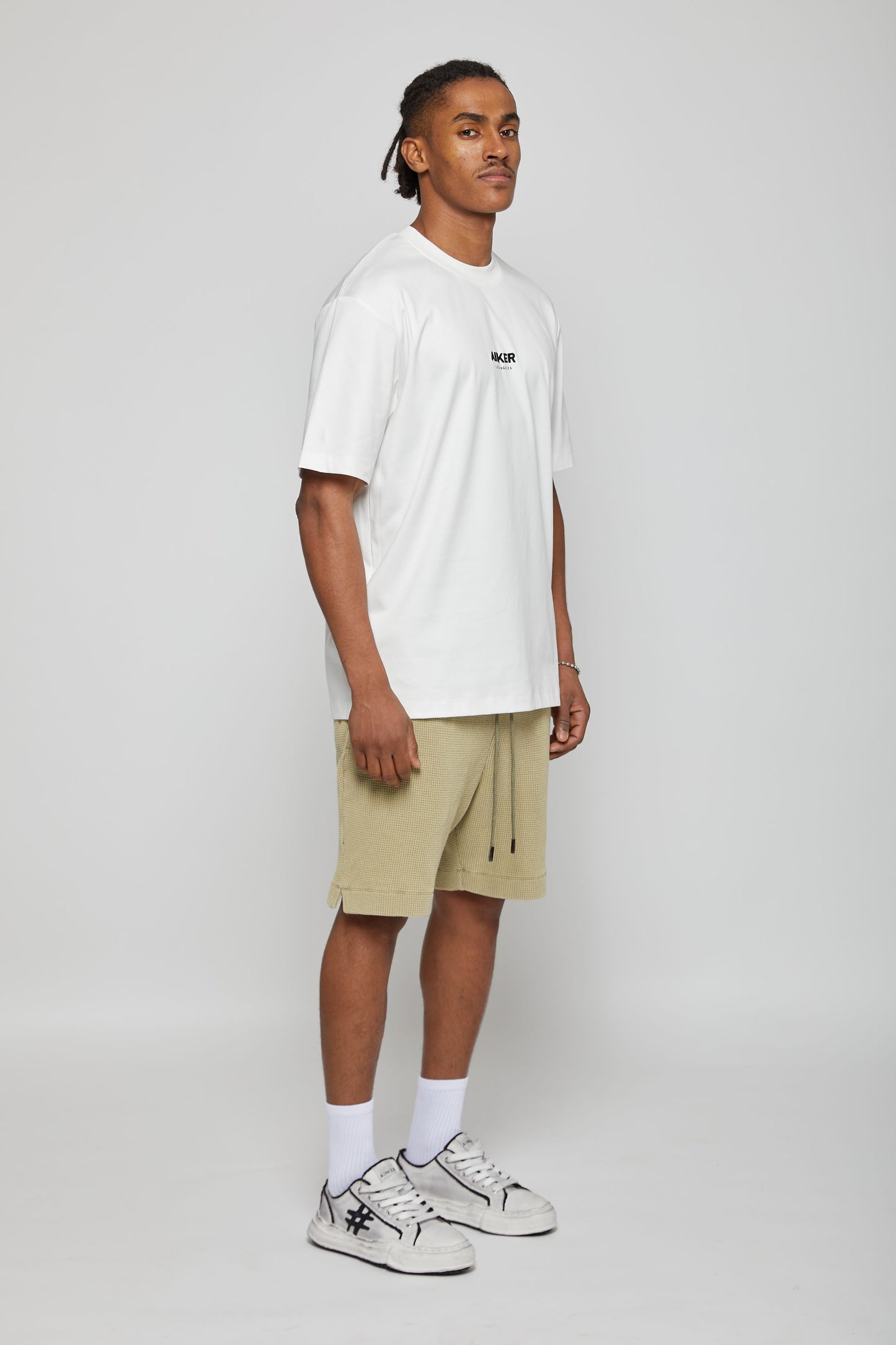 Ainker White Mercerize T-Shirt