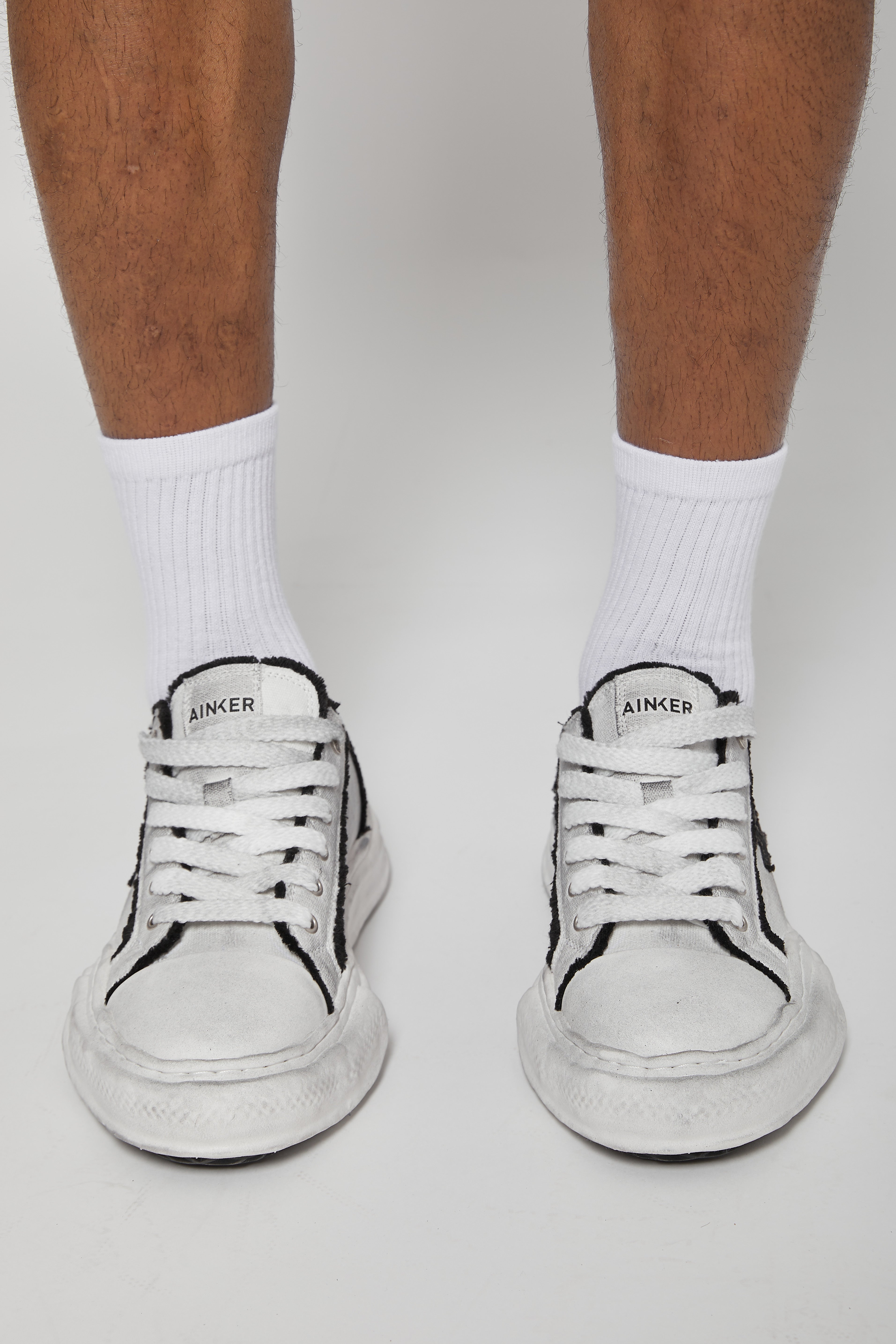 Super Ball White Canvas Sneakers