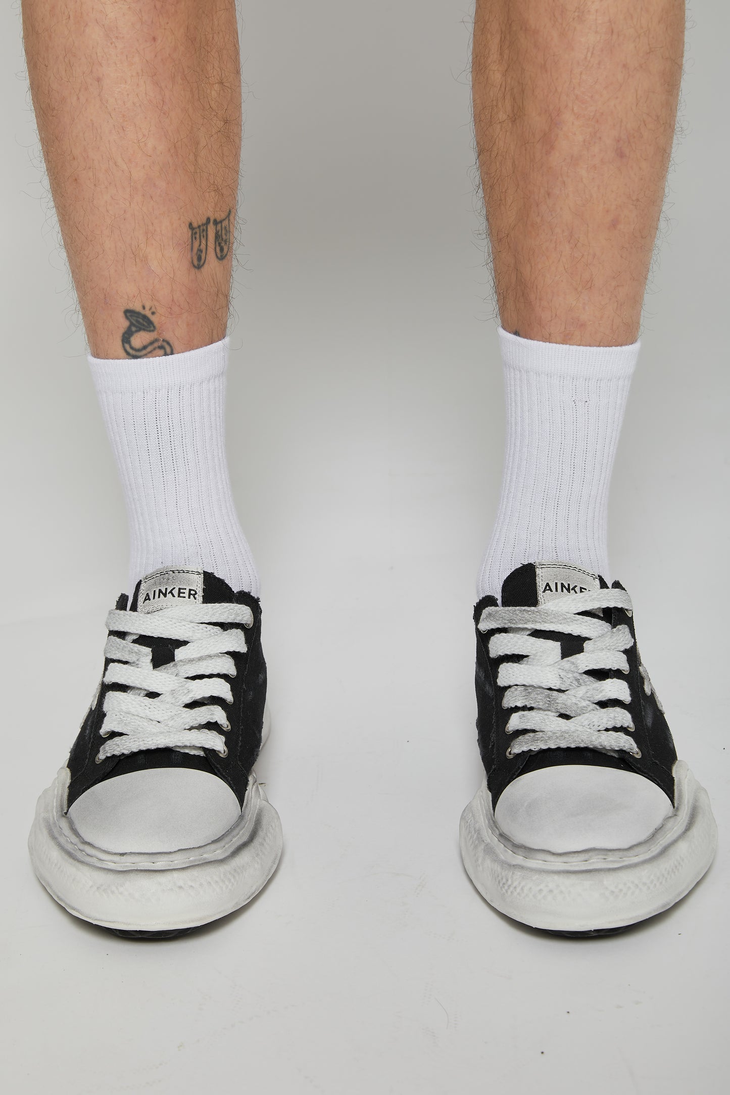 Super Ball Black Canvas Sneakers