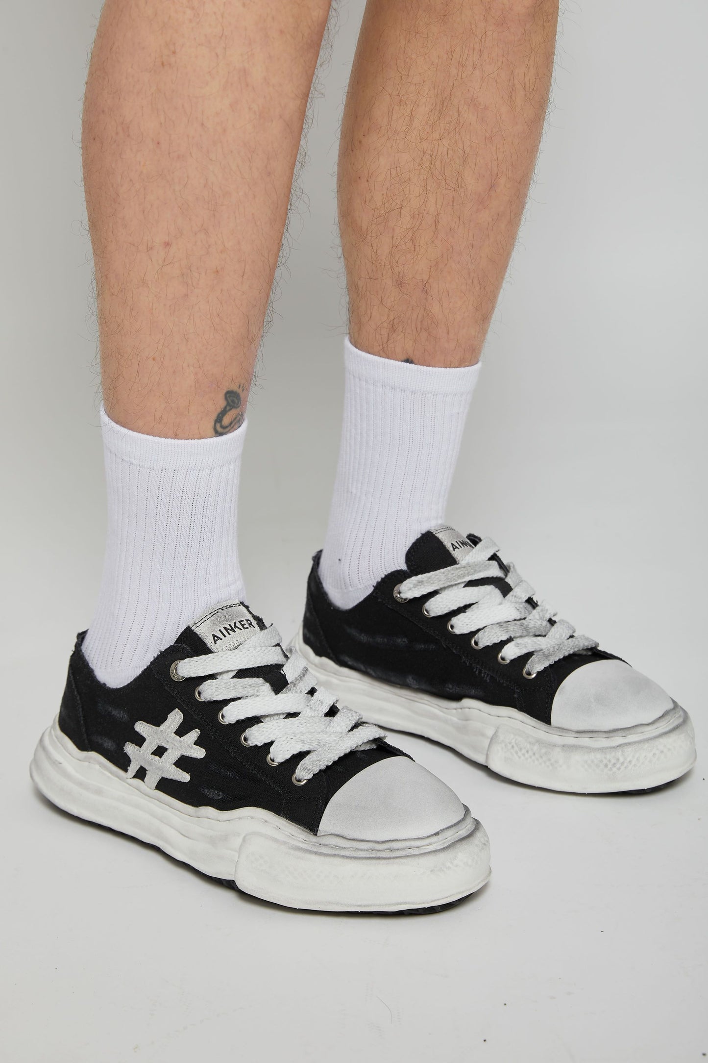 Super Ball Black Canvas Sneakers