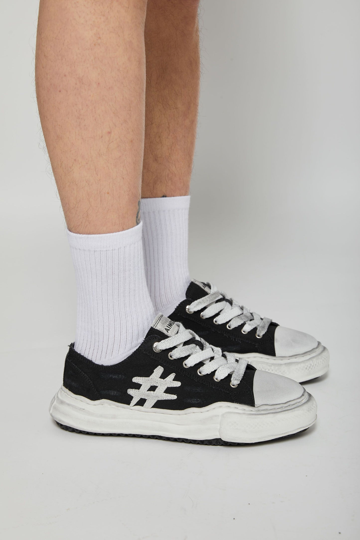 Super Ball Black Canvas Sneakers