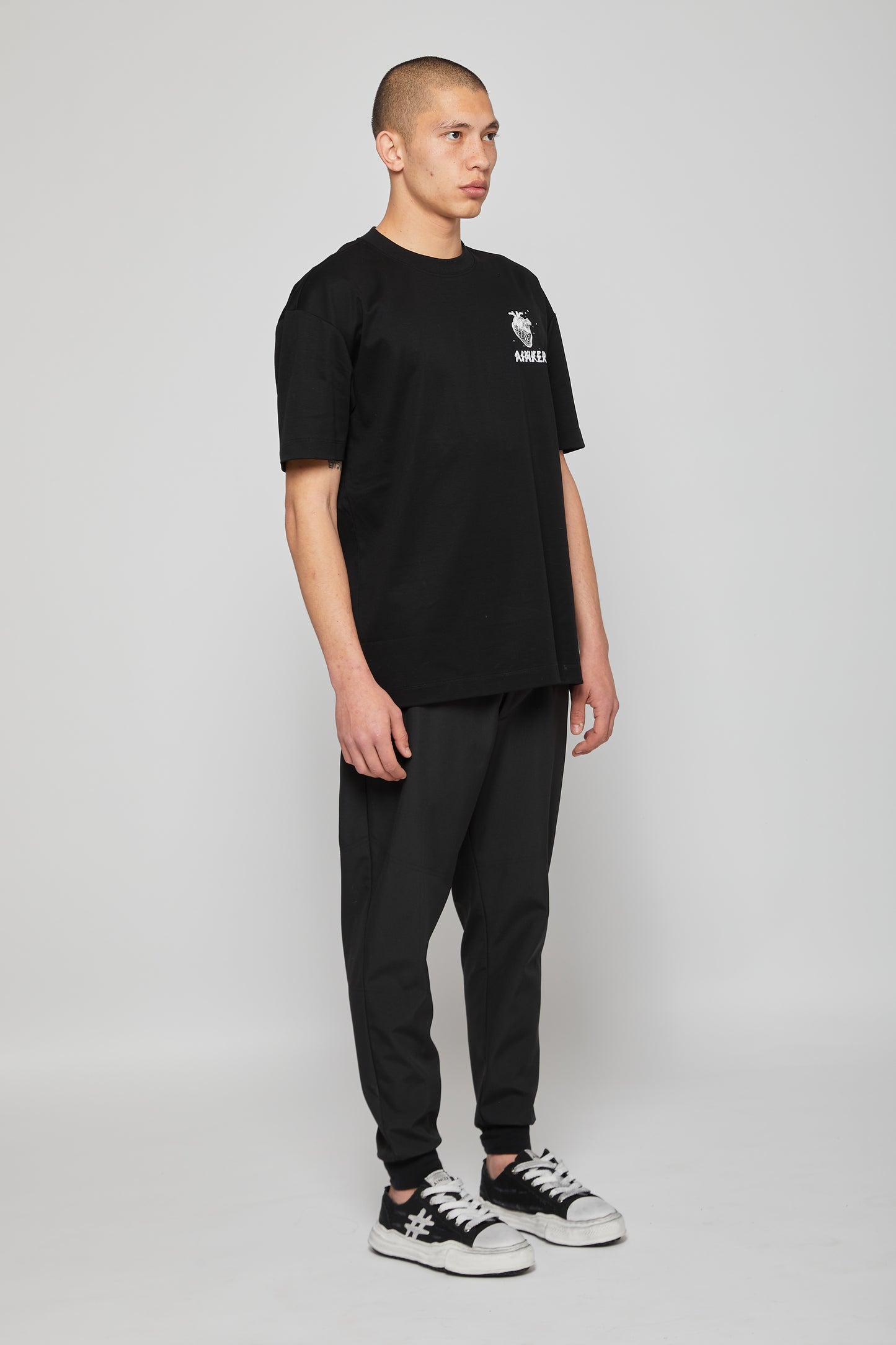 Super Ball Black Canvas Sneakers