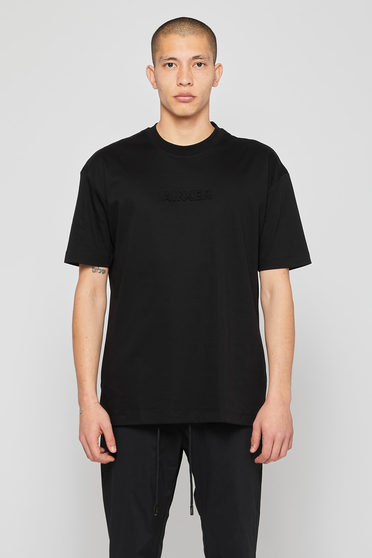 Flock Black Mercerize T-Shirt