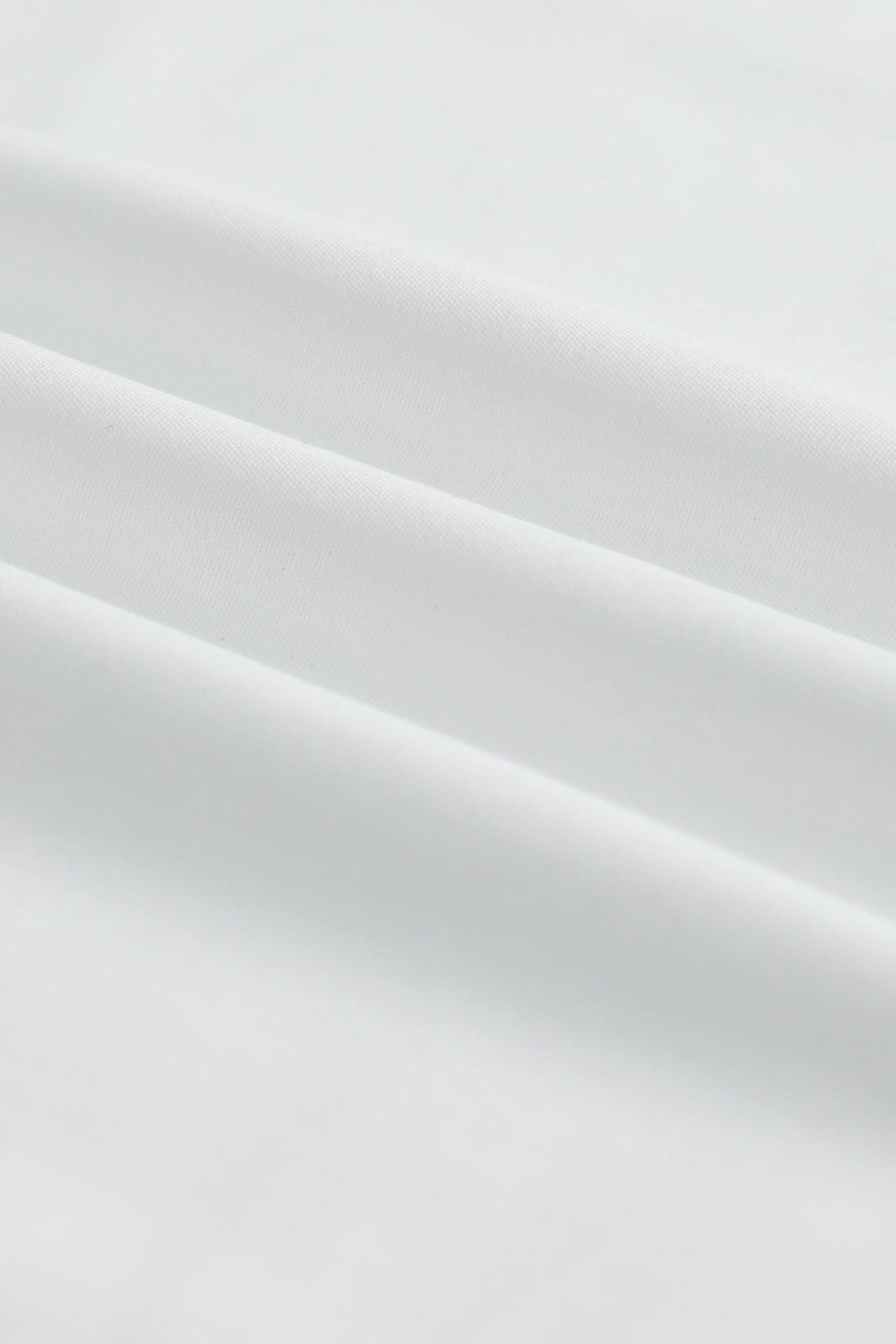 Mercerized 538 Long White T-Shirt