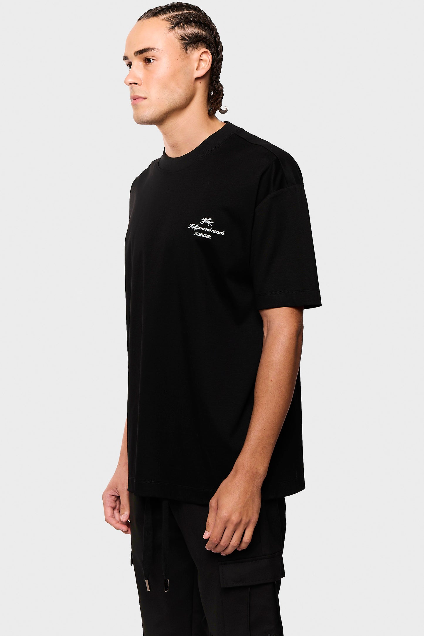Mercerized 544 Black T-Shirt