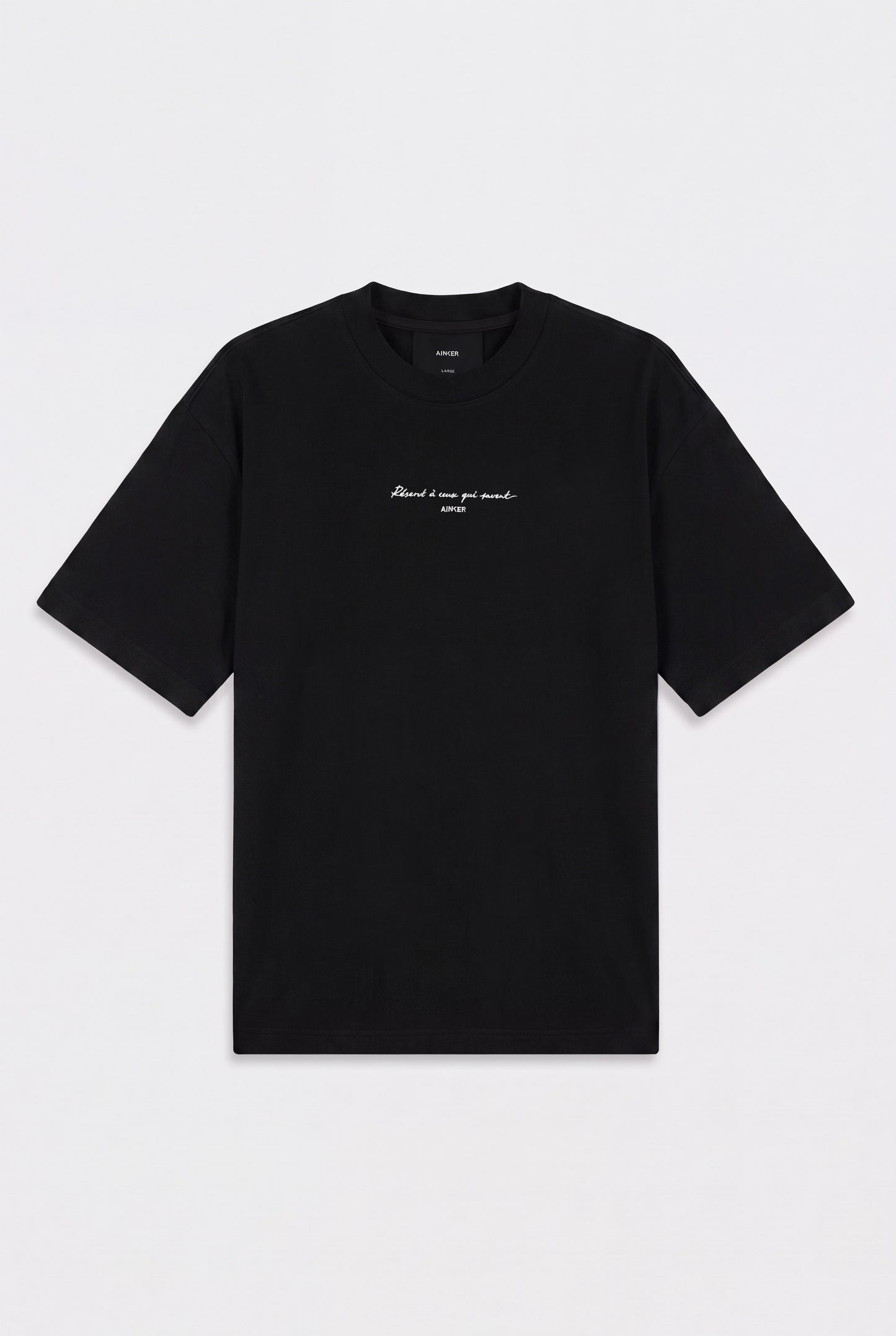Cotton 1035 Black T-Shirt
