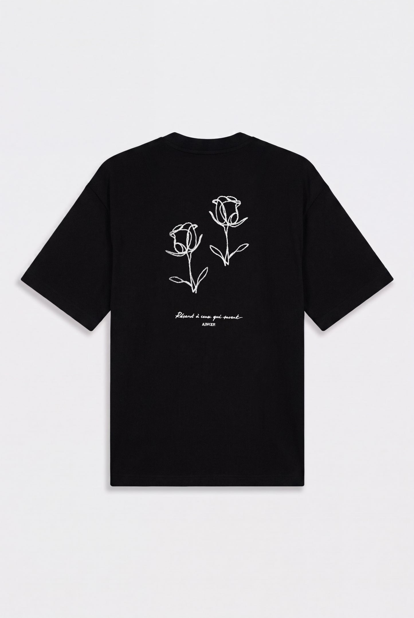 Cotton 1035 Black T-Shirt