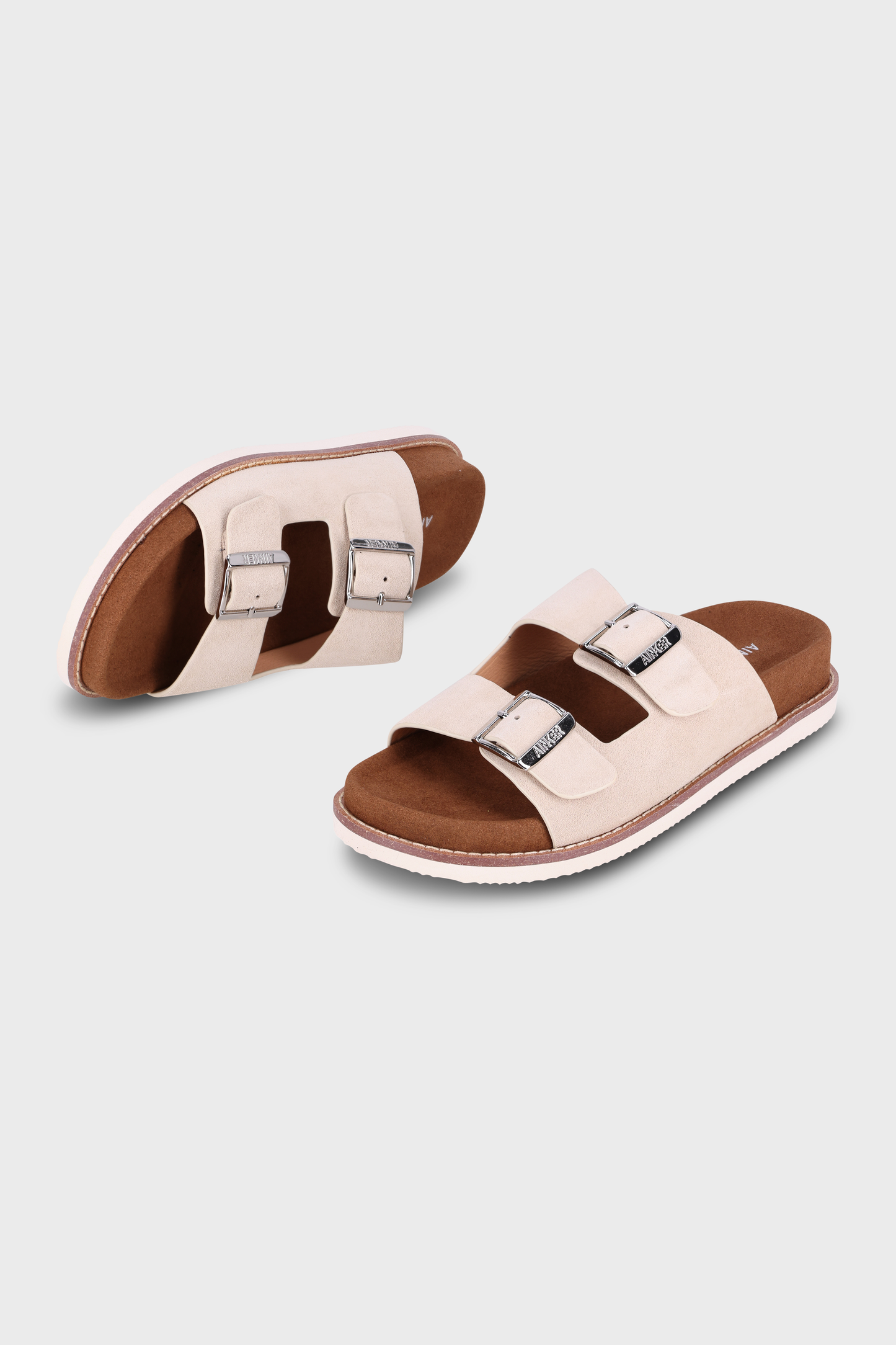 Ascot Off-White Suede