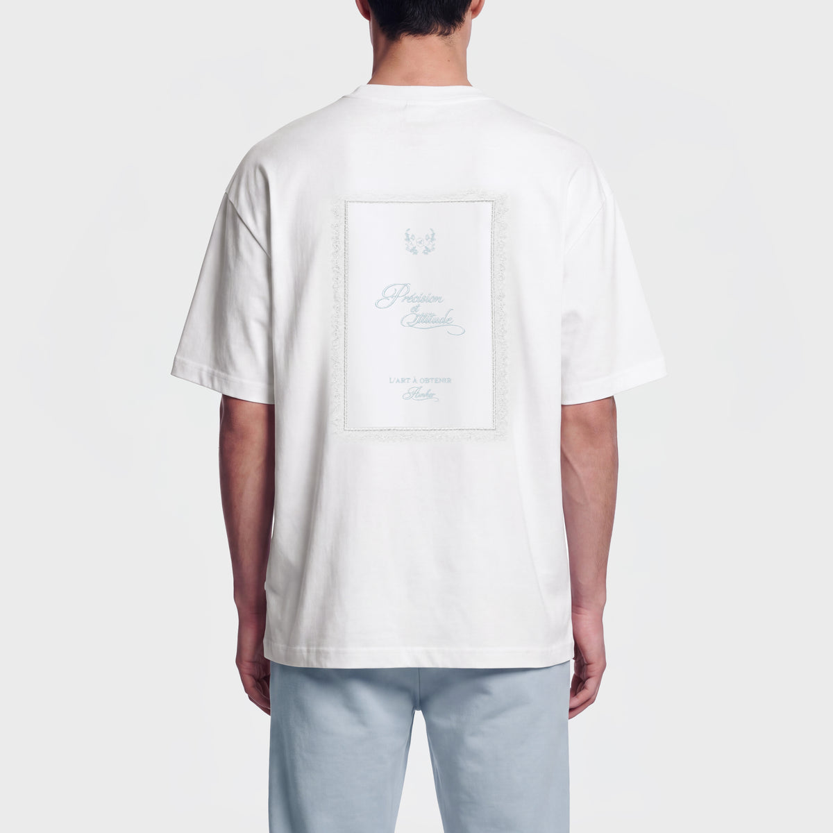 Mercerized 1010 White T-Shirt