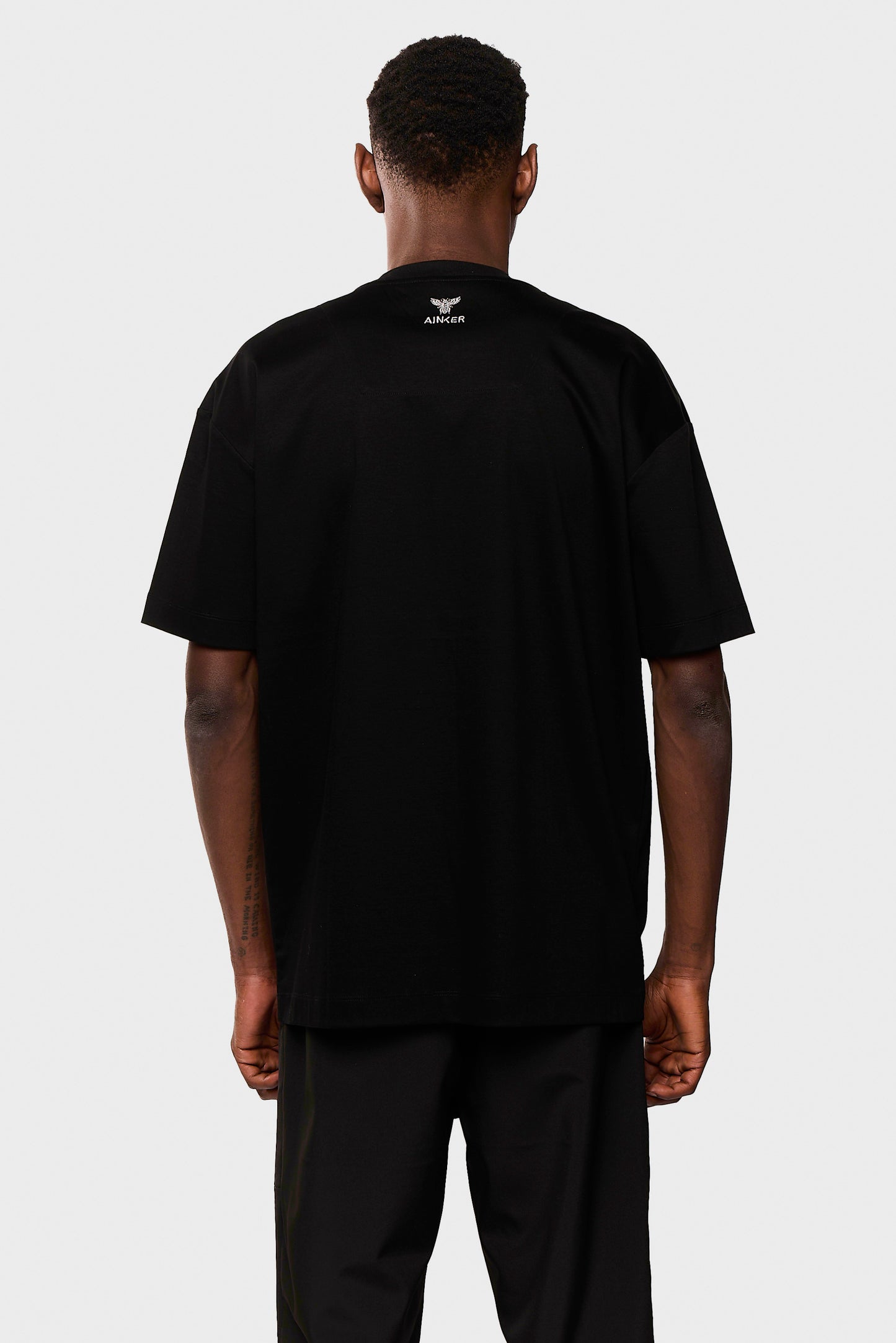 Mercerized 554 Black T-Shirt
