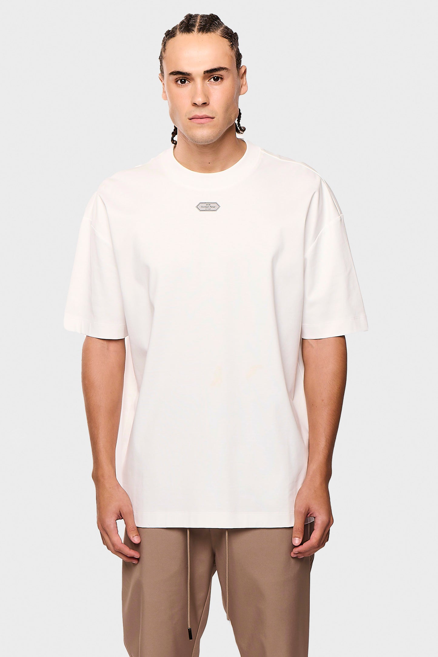 Mercerized 554 White T-Shirt