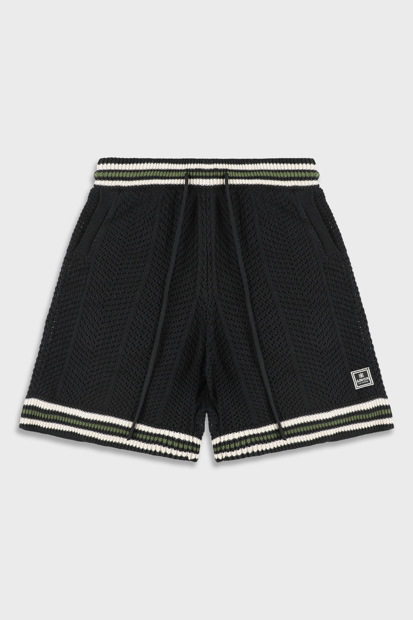 802 Black Knit Short Pant