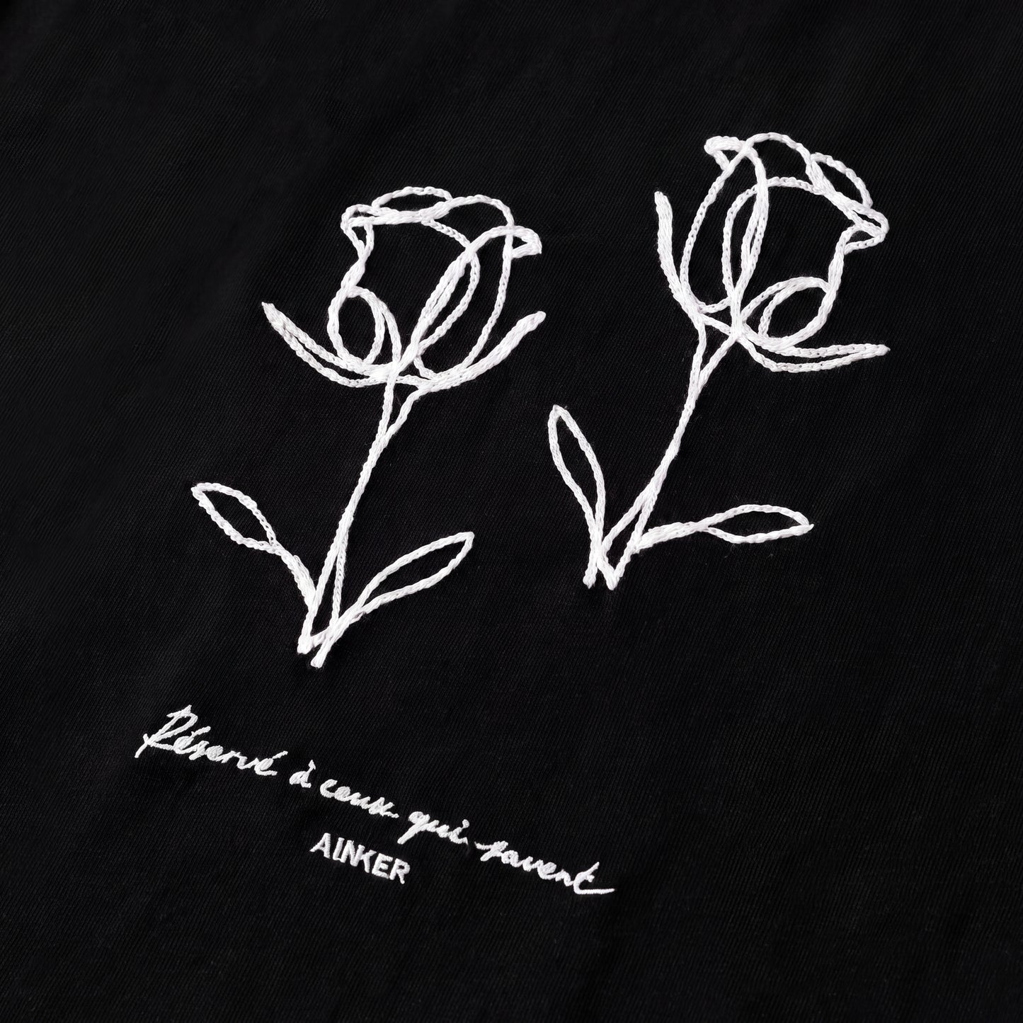Cotton 1035 Black T-Shirt