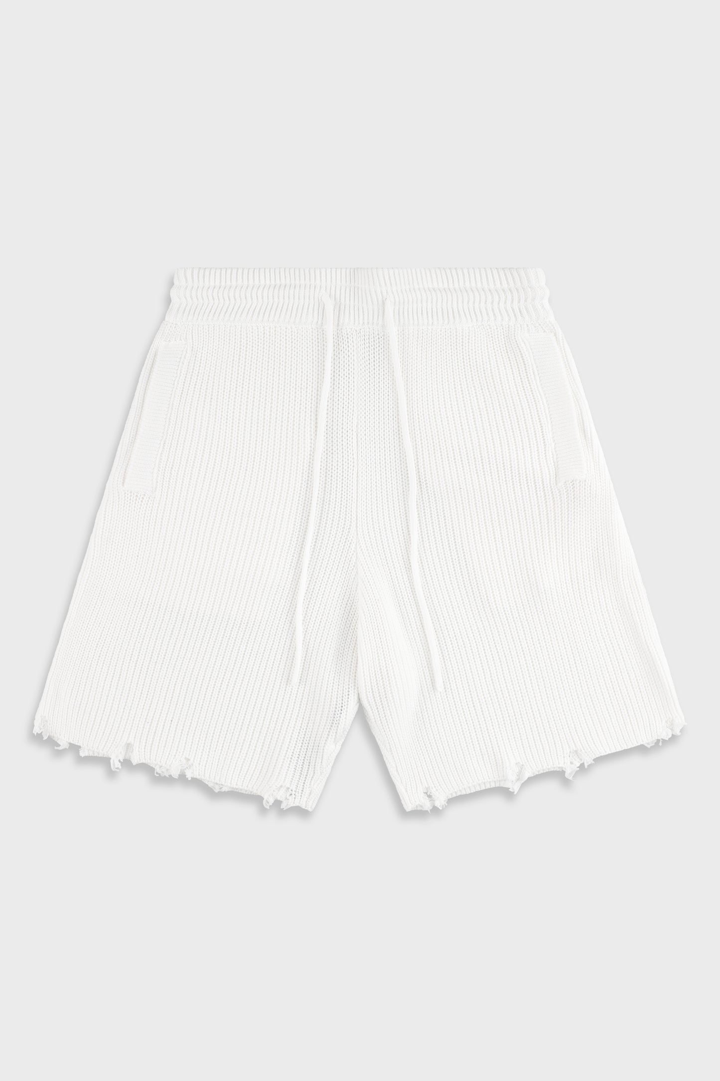 820 White Knit Short Pant