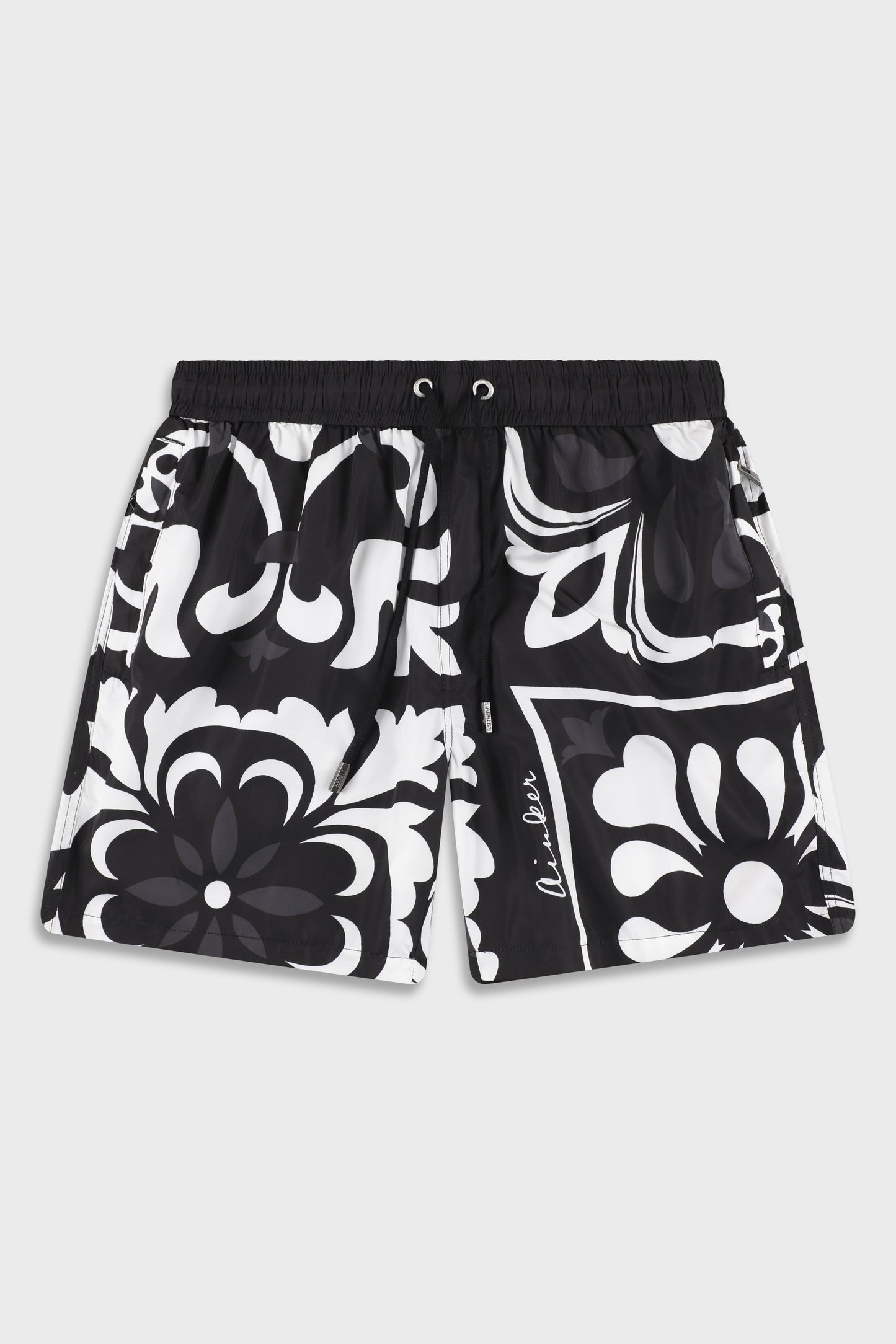 Flower 824 Black Swimwear
