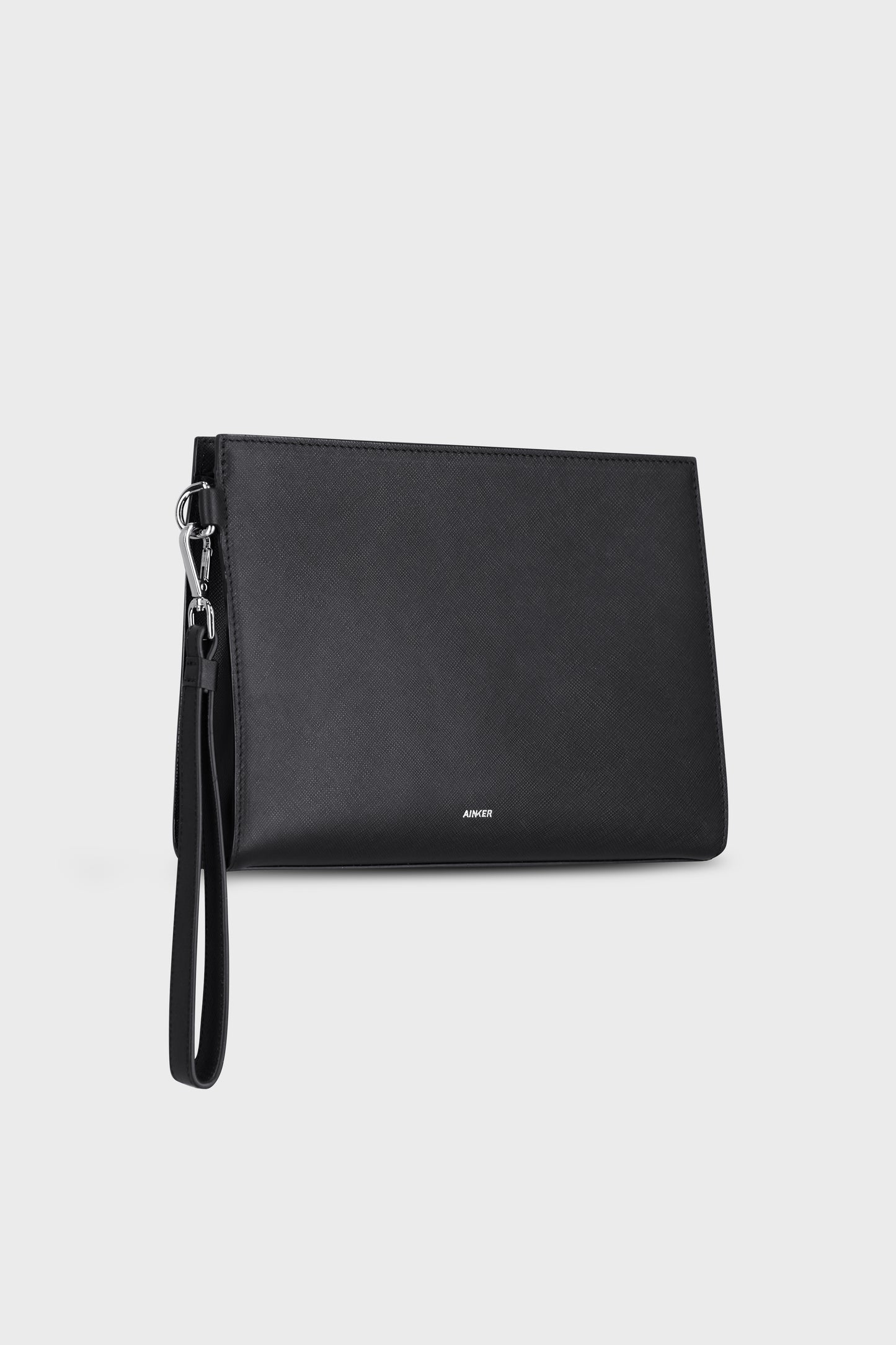 Black 691 Clutch Saffiano Bag