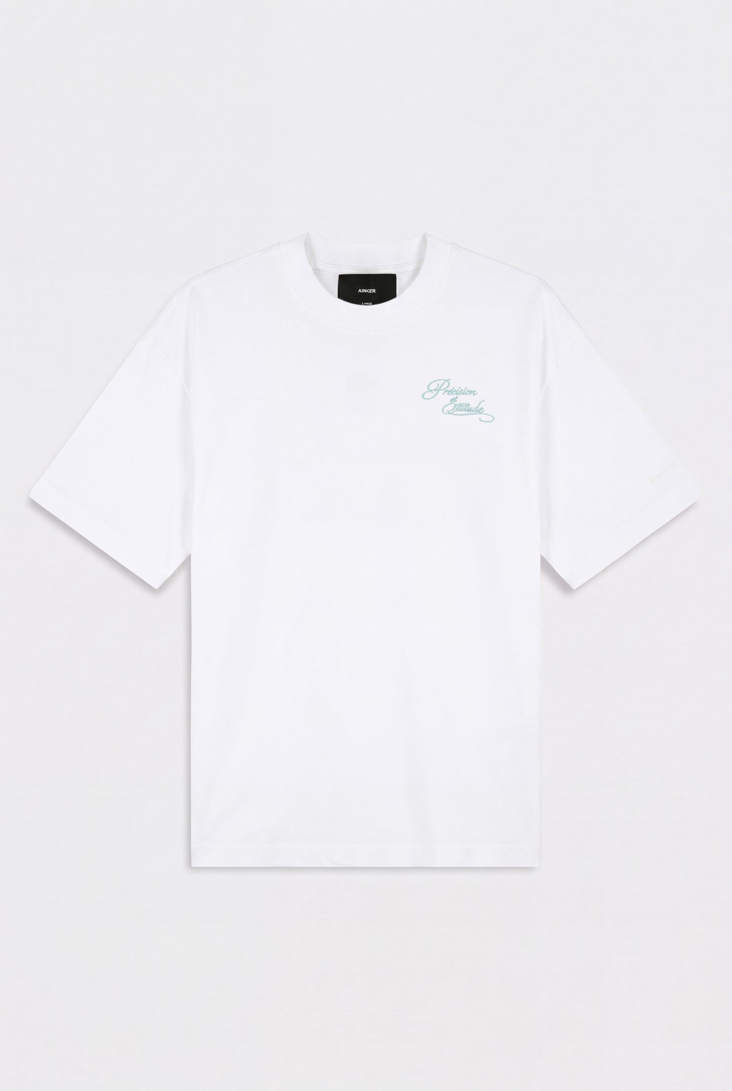 Mercerized 1010 White T-Shirt