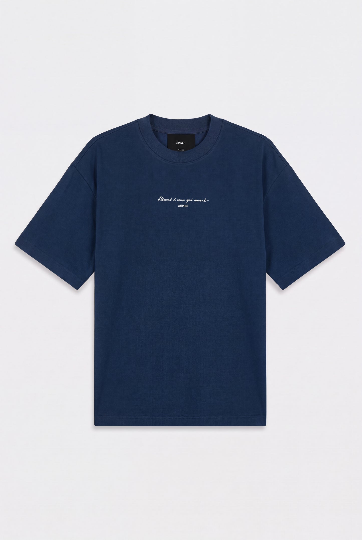 Cotton 1035 Navy T-Shirt