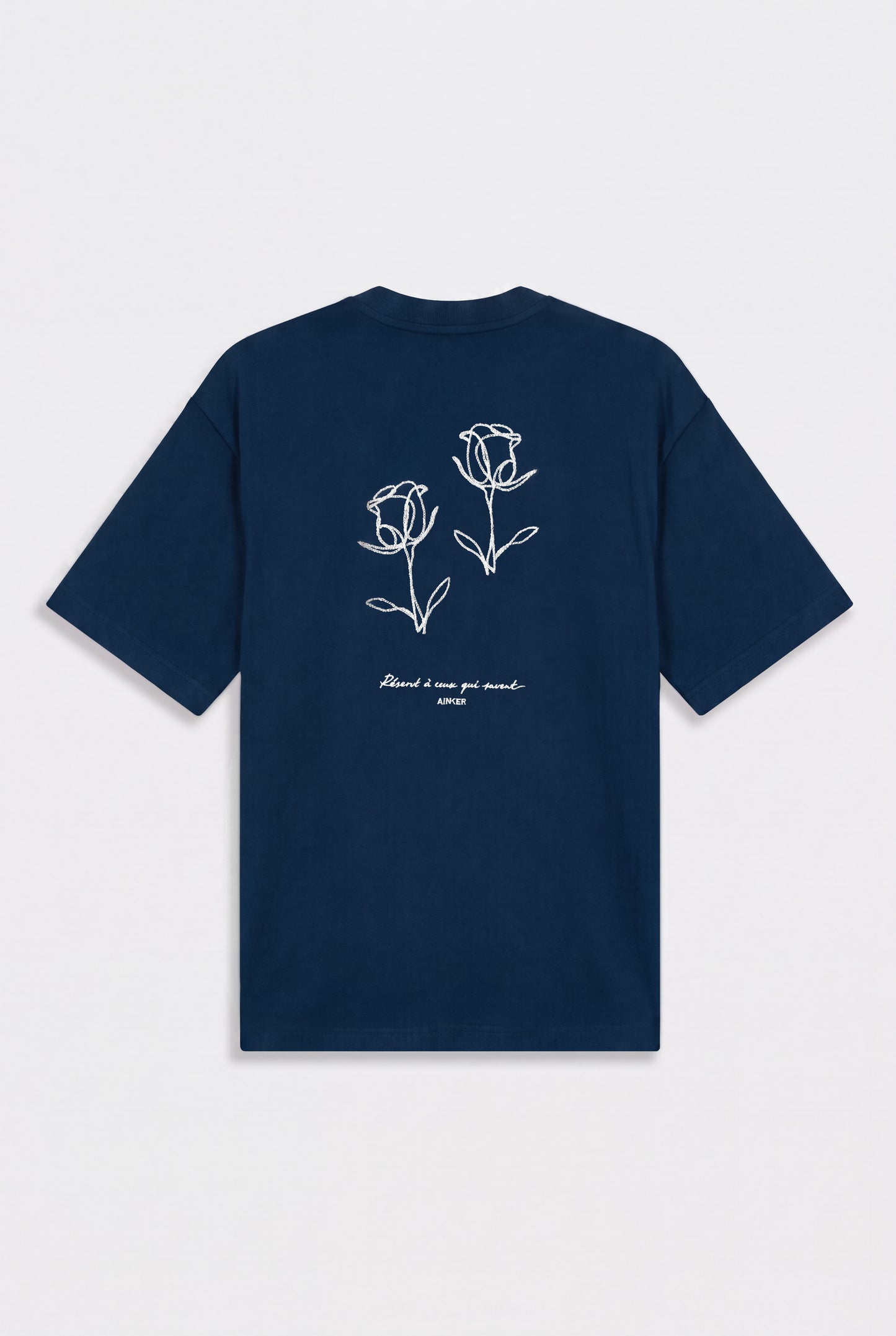 Cotton 1035 Navy T-Shirt