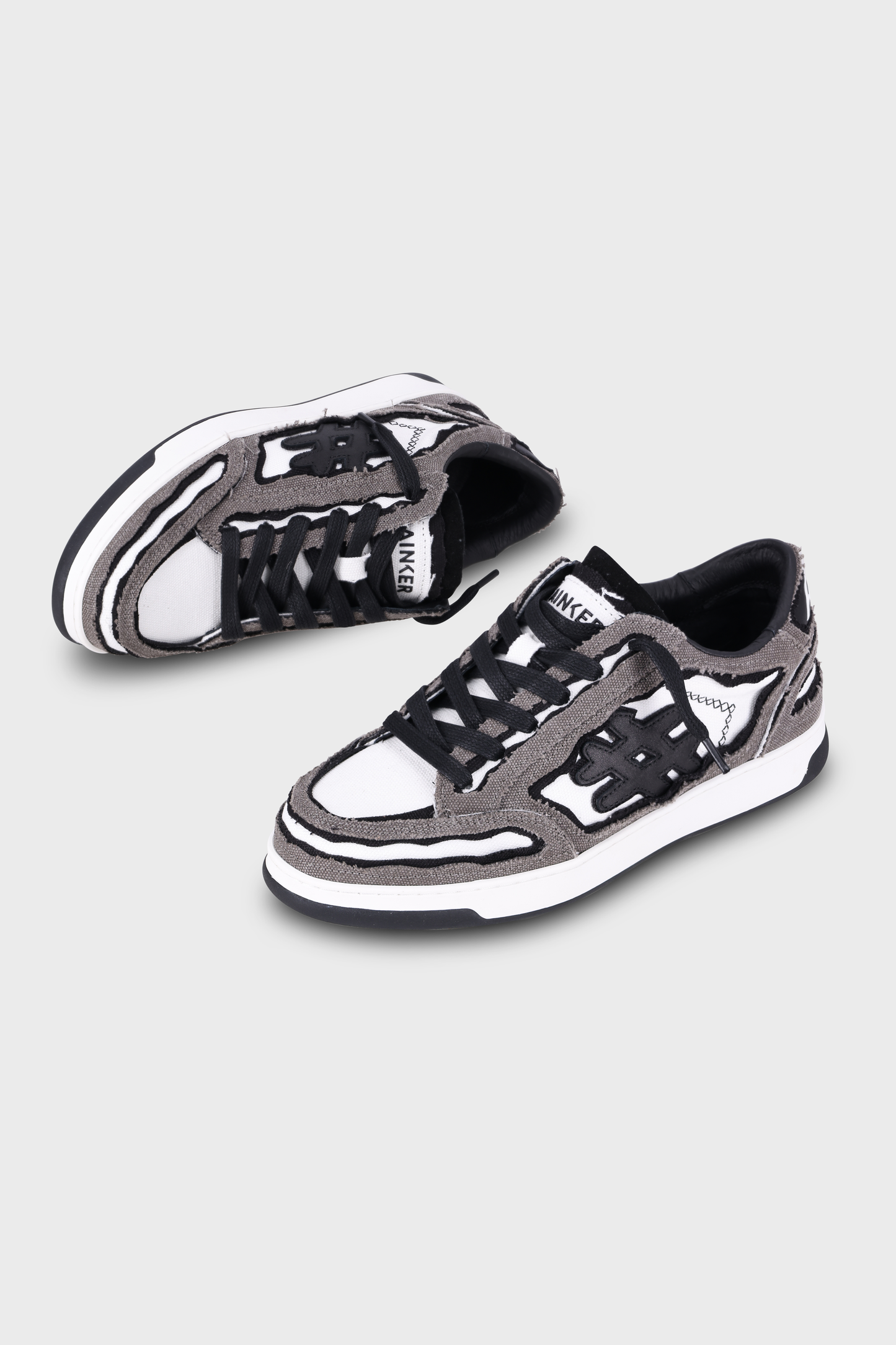 Lay Up Canvas White/Black/Gray