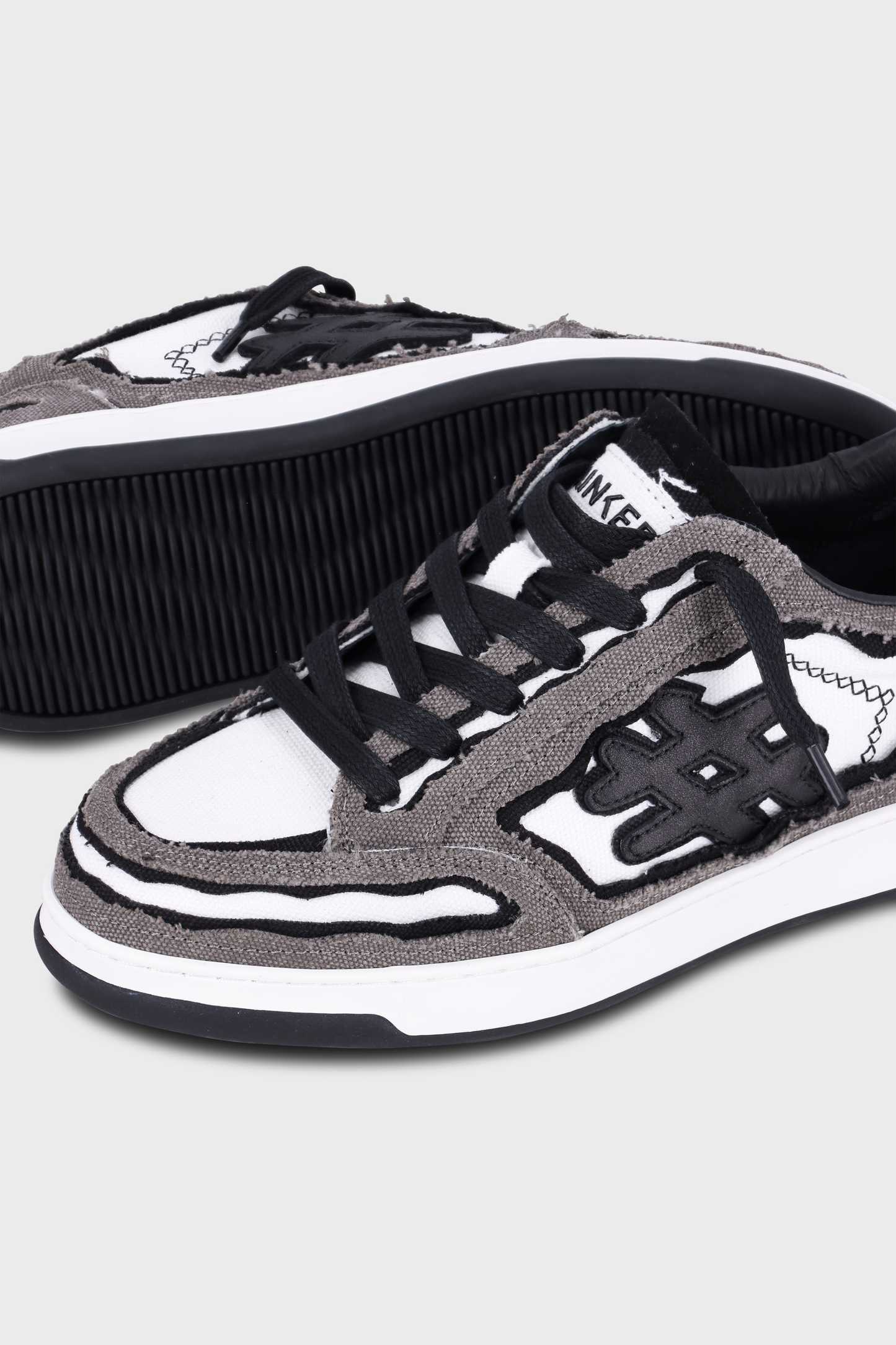 Lay Up Canvas White/Black/Gray