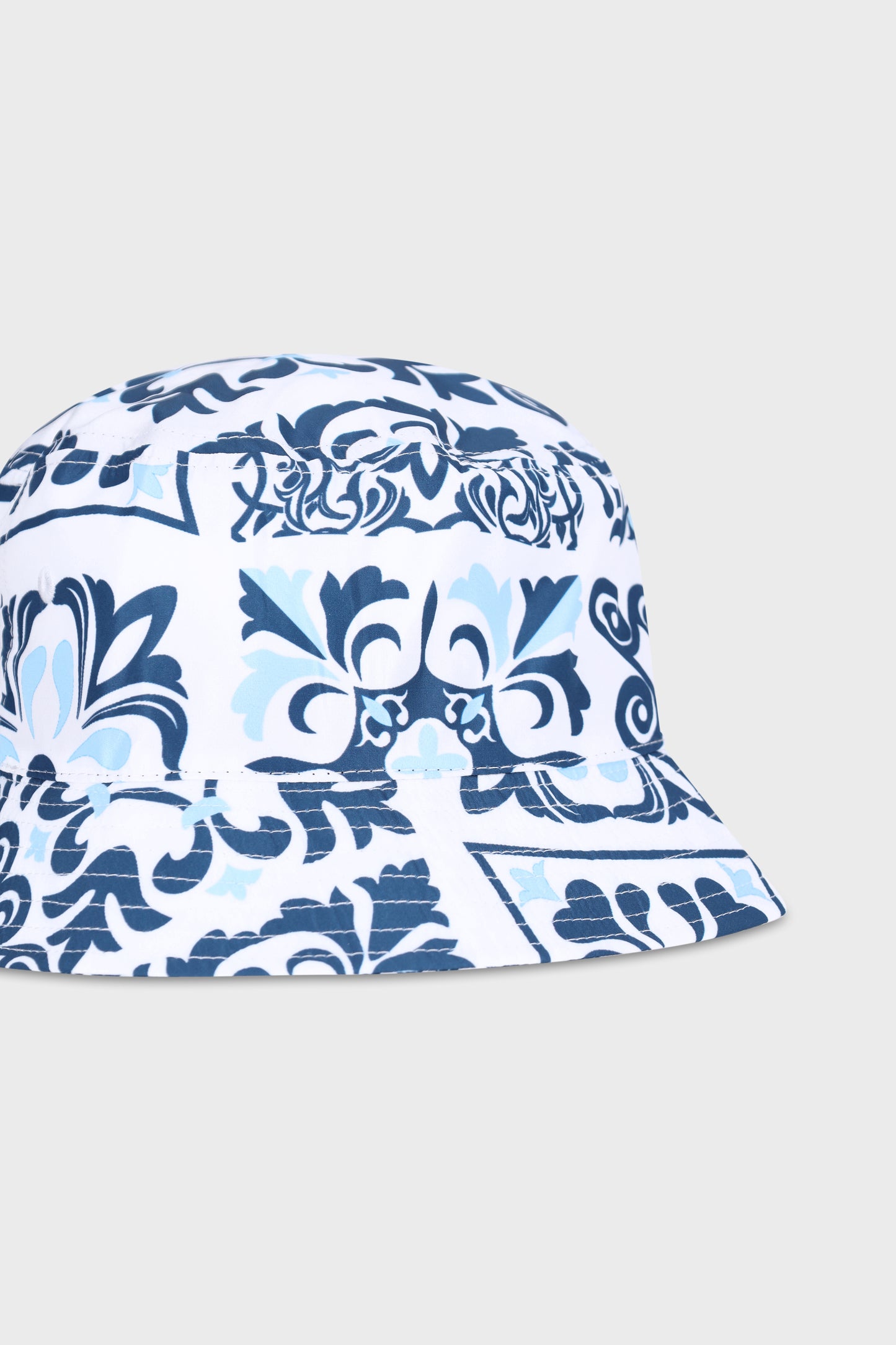 868 Blue Cotton Bucket Hat