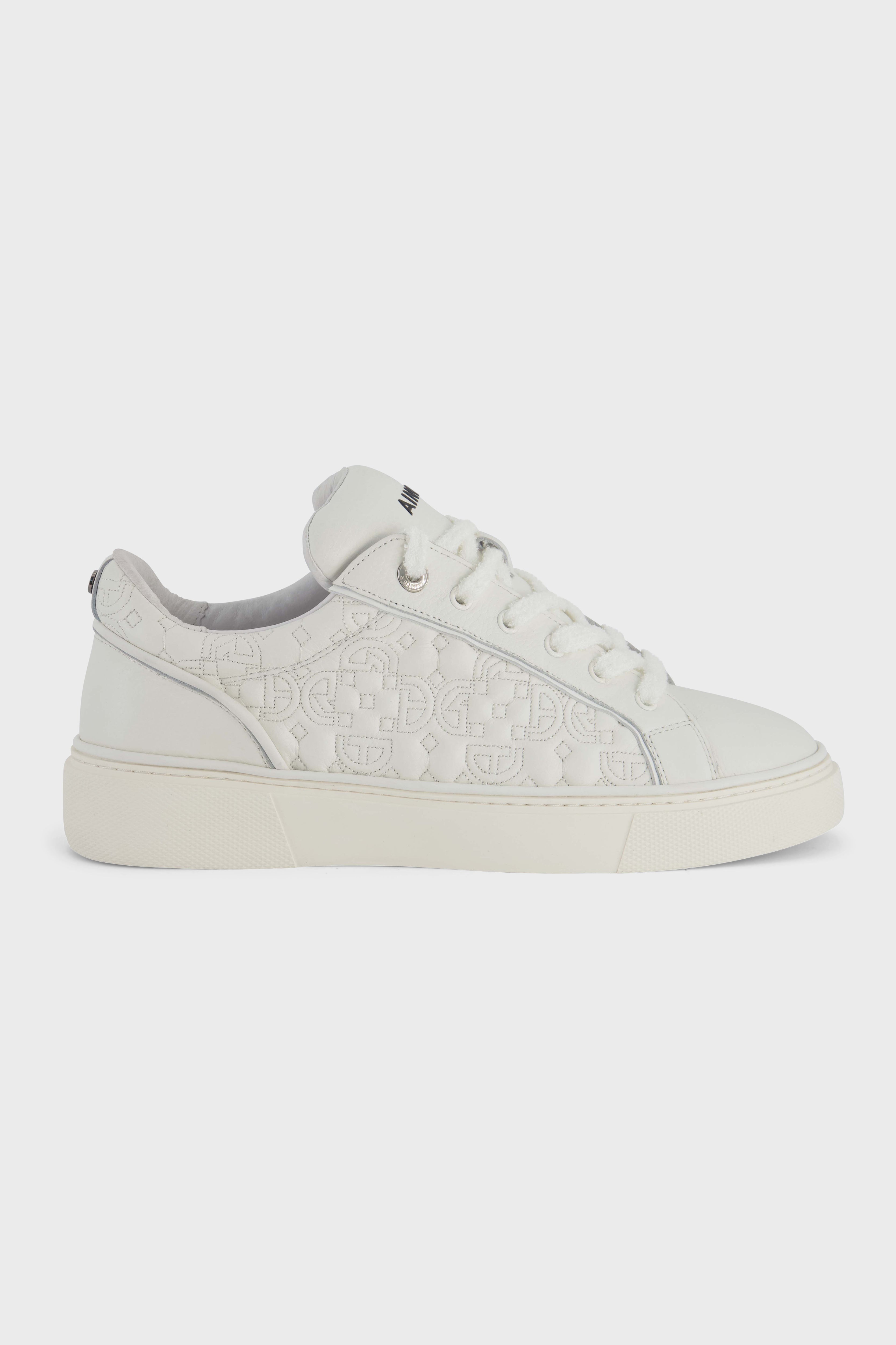 Pivot White Leather
