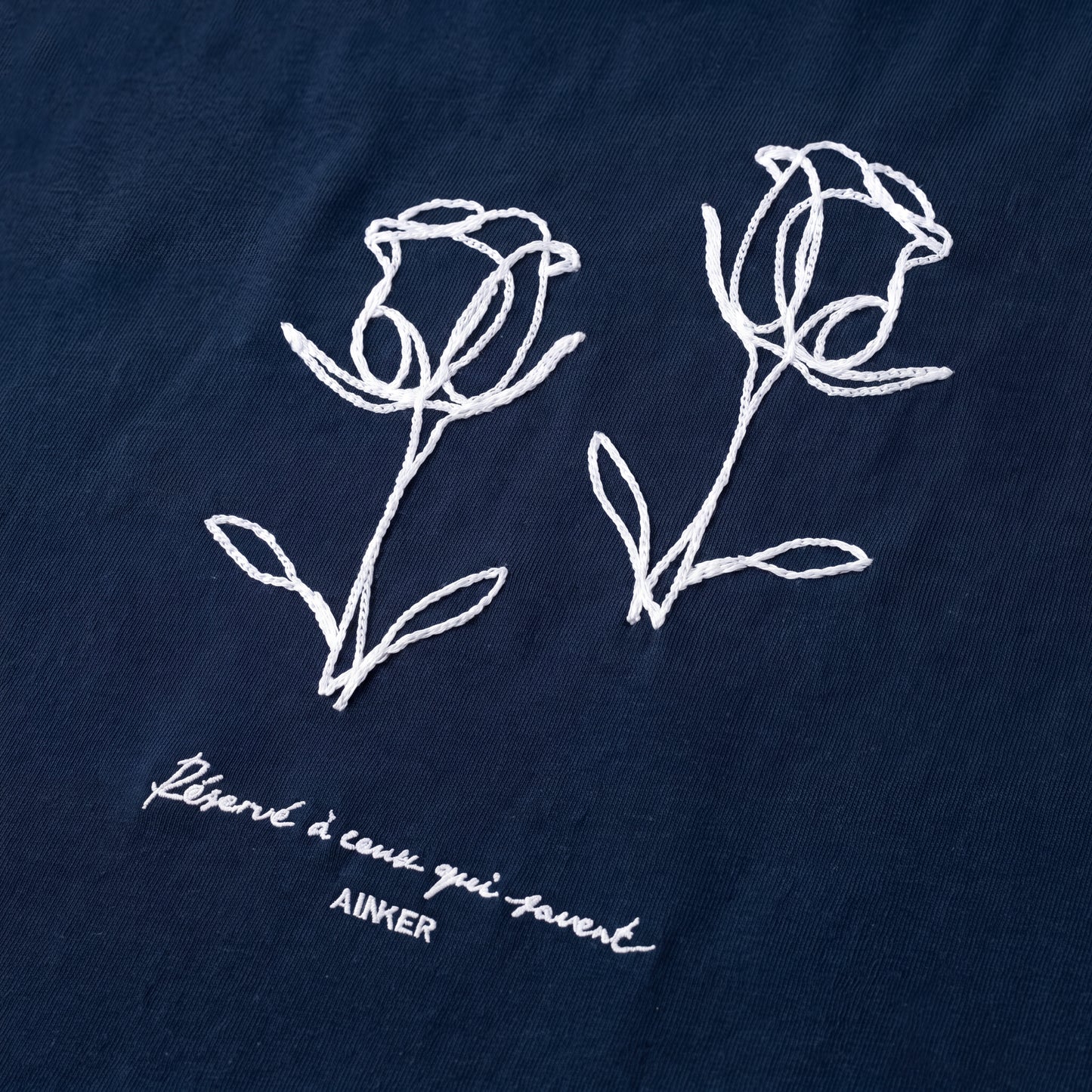 Cotton 1035 Navy T-Shirt