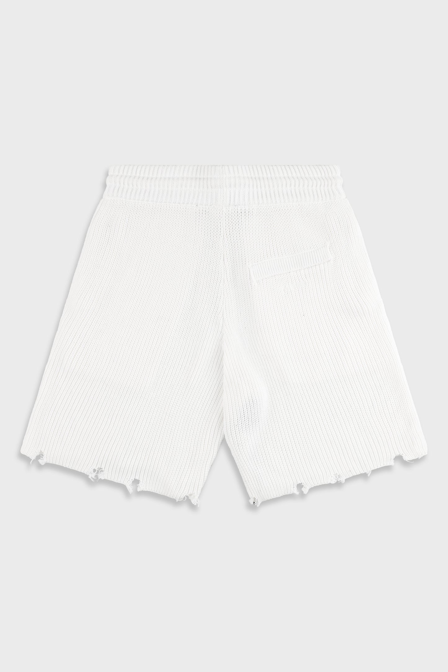 820 White Knit Short Pant
