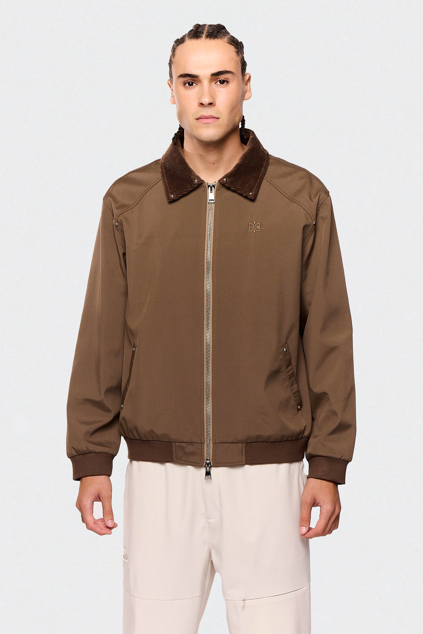 Olive Dacron Nits 639 Jacket
