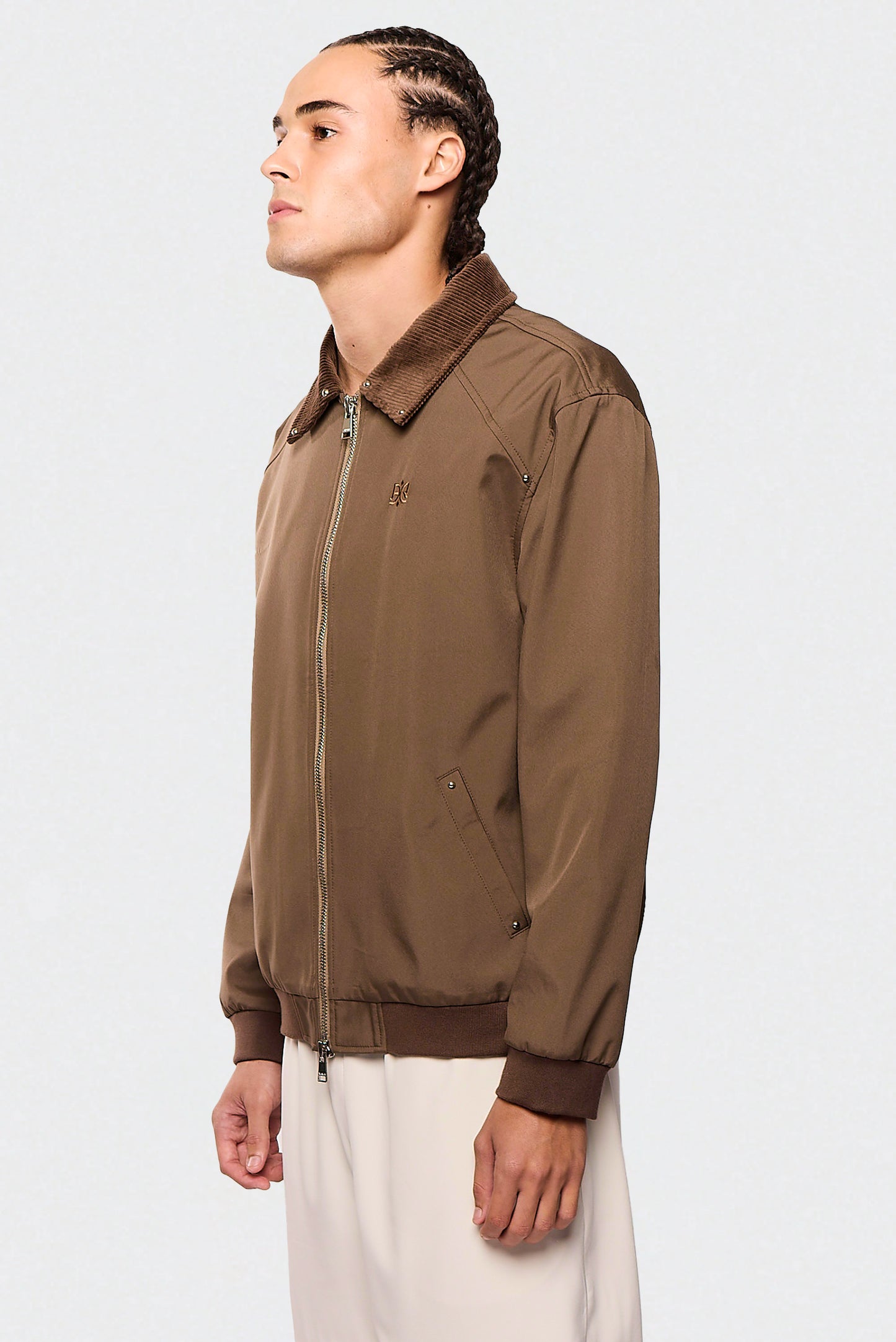 Olive Dacron Nits 639 Jacket