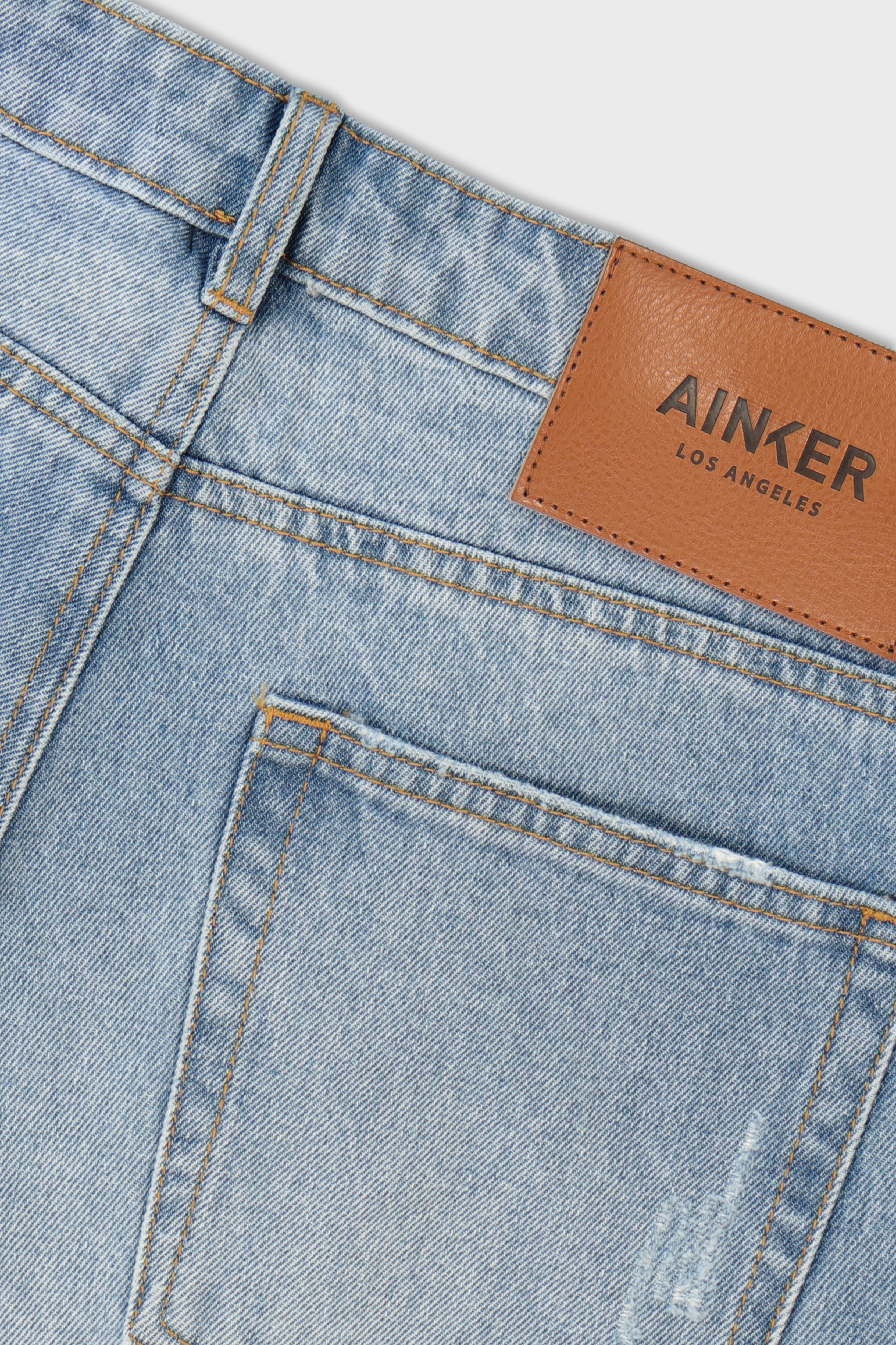Blue Straight Jeans