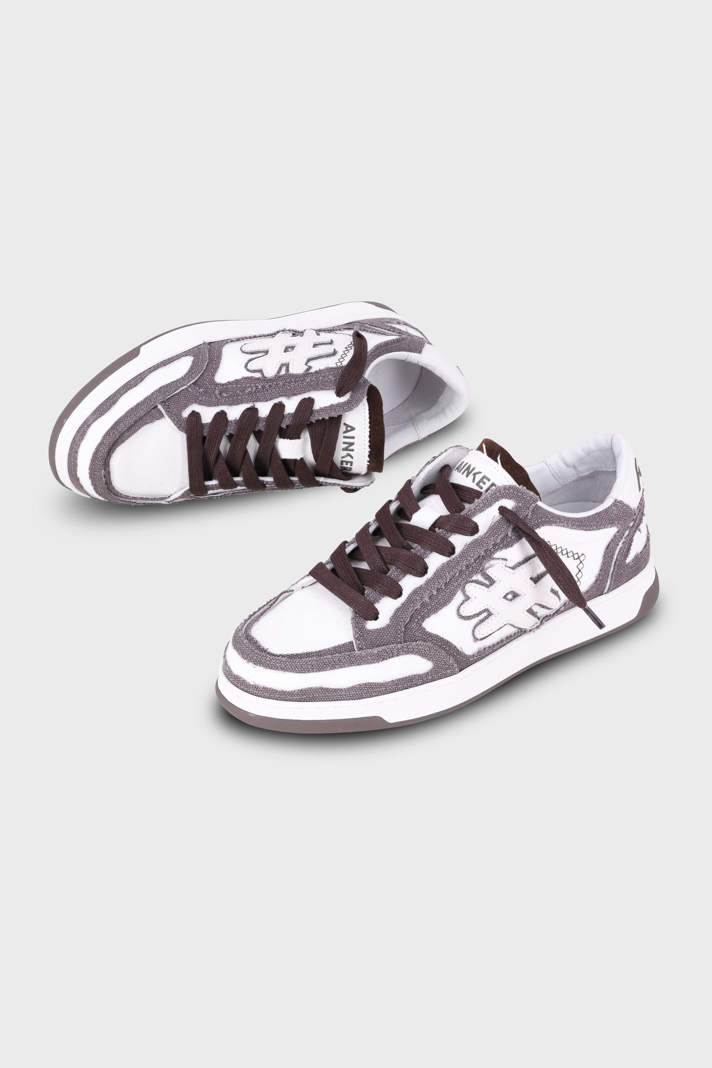 Lay Up Canvas White/Gray