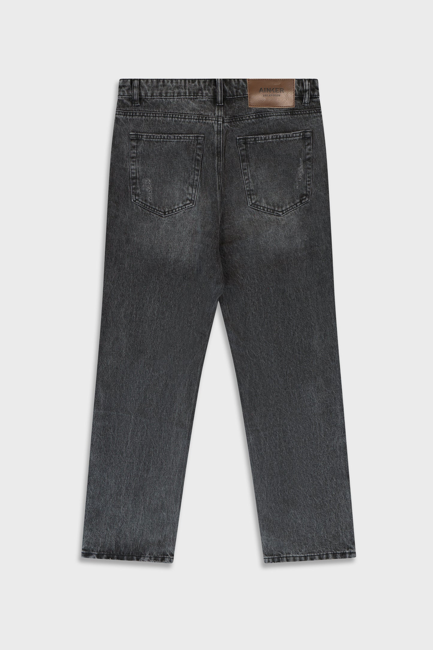 Black Straight Jeans