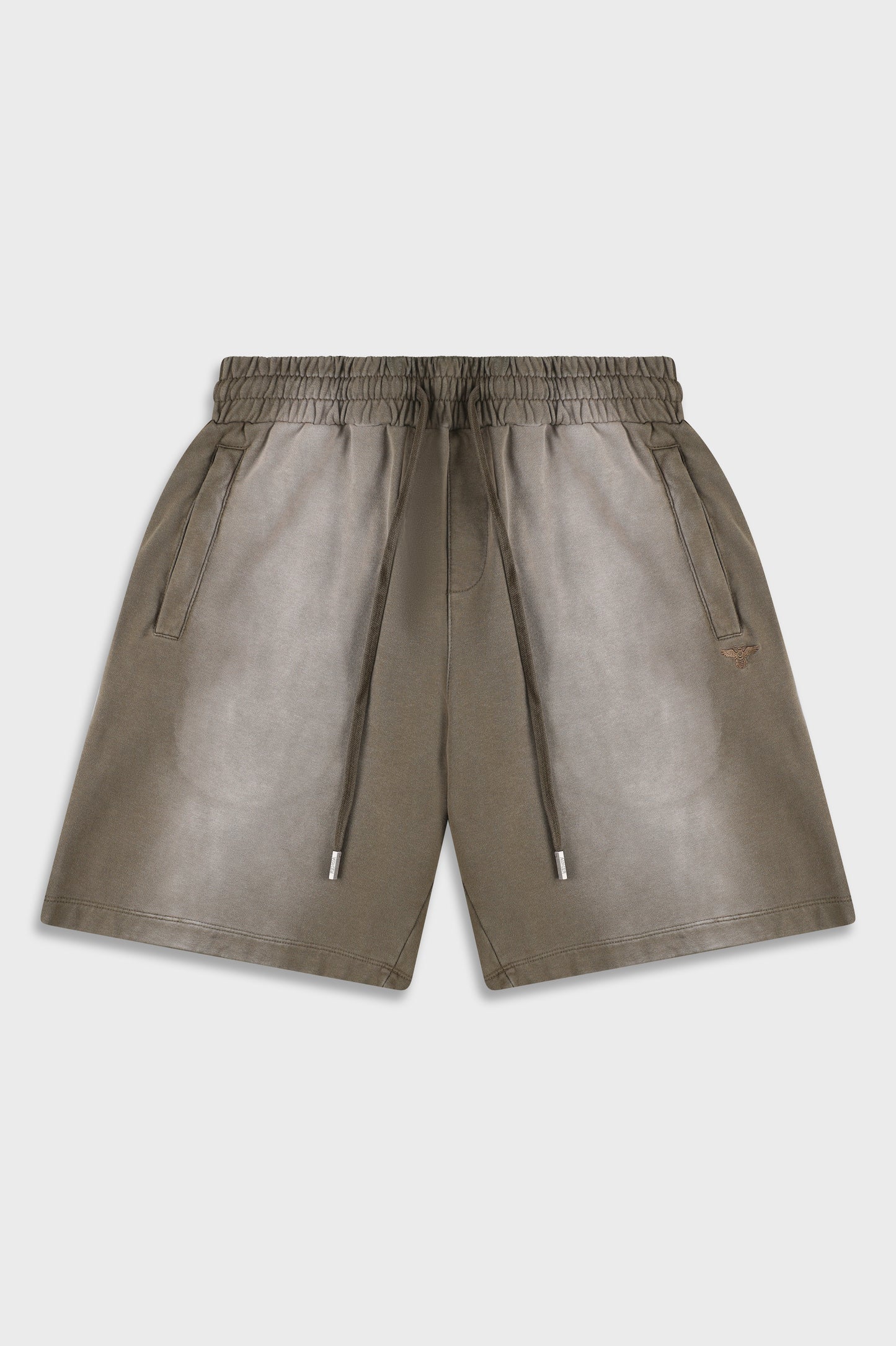856 Brown Wash Short Pant