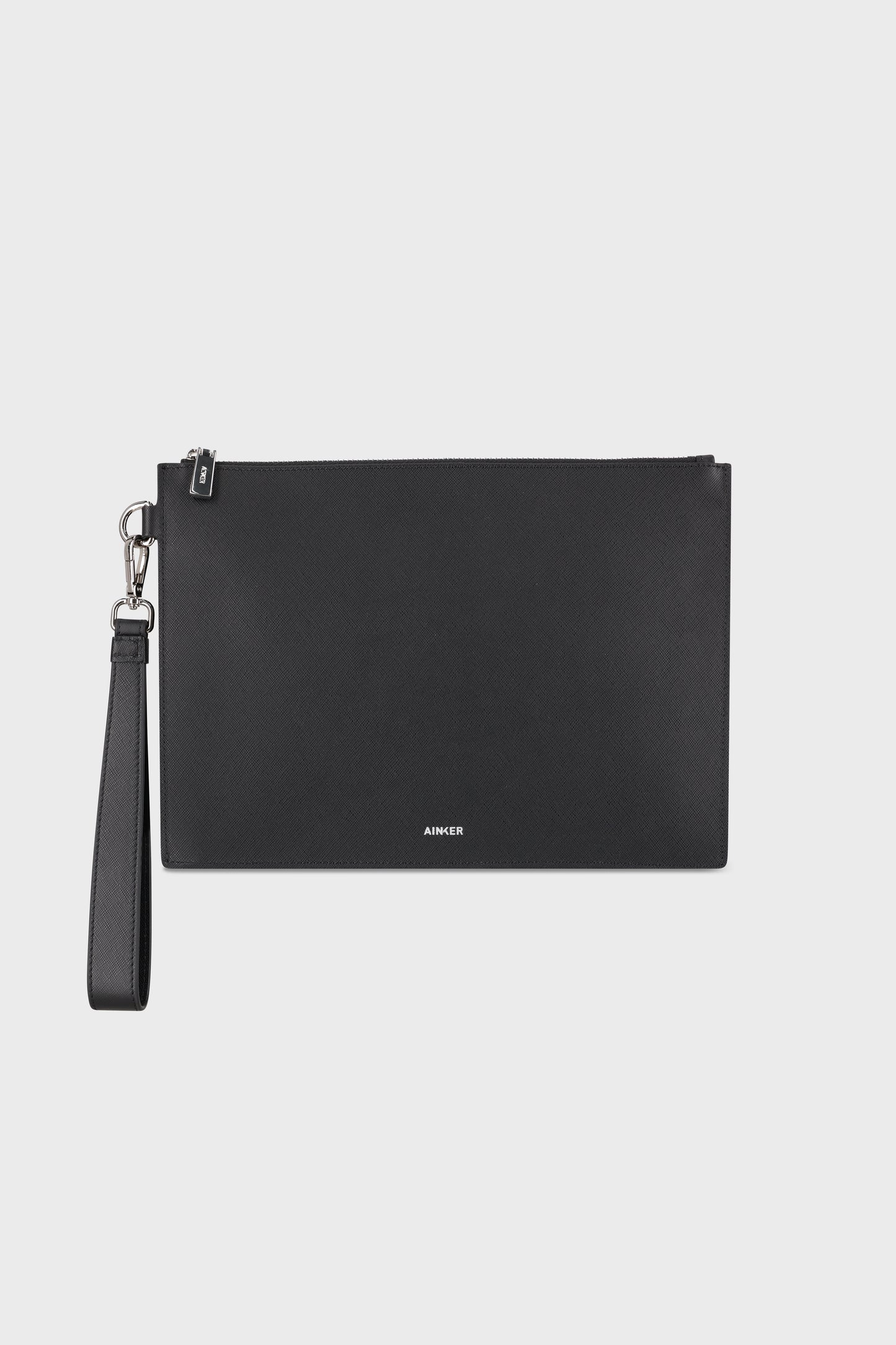Black 690 Clutch Saffiano Bag