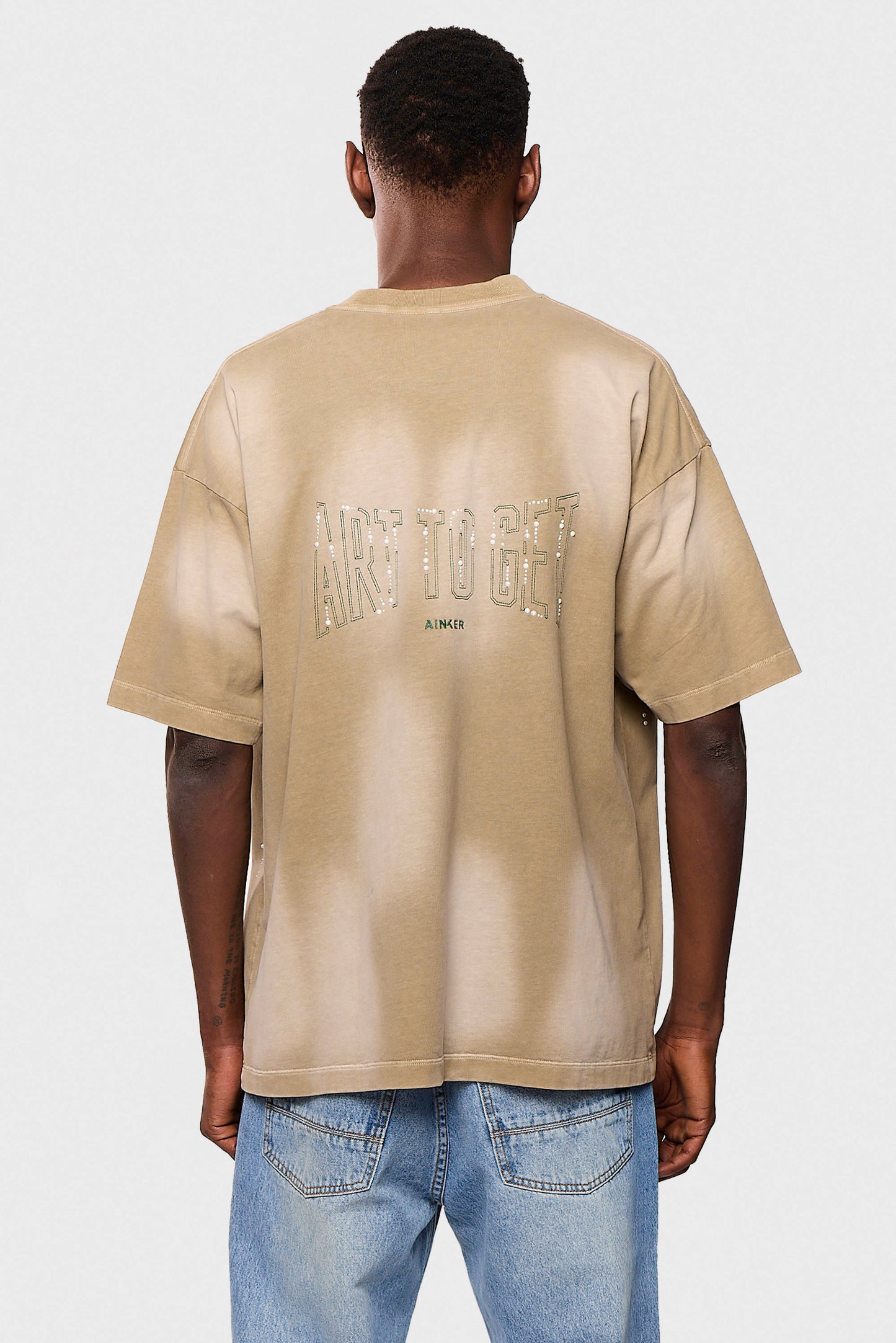 Cotton Wash 717 Mocha T-Shirt