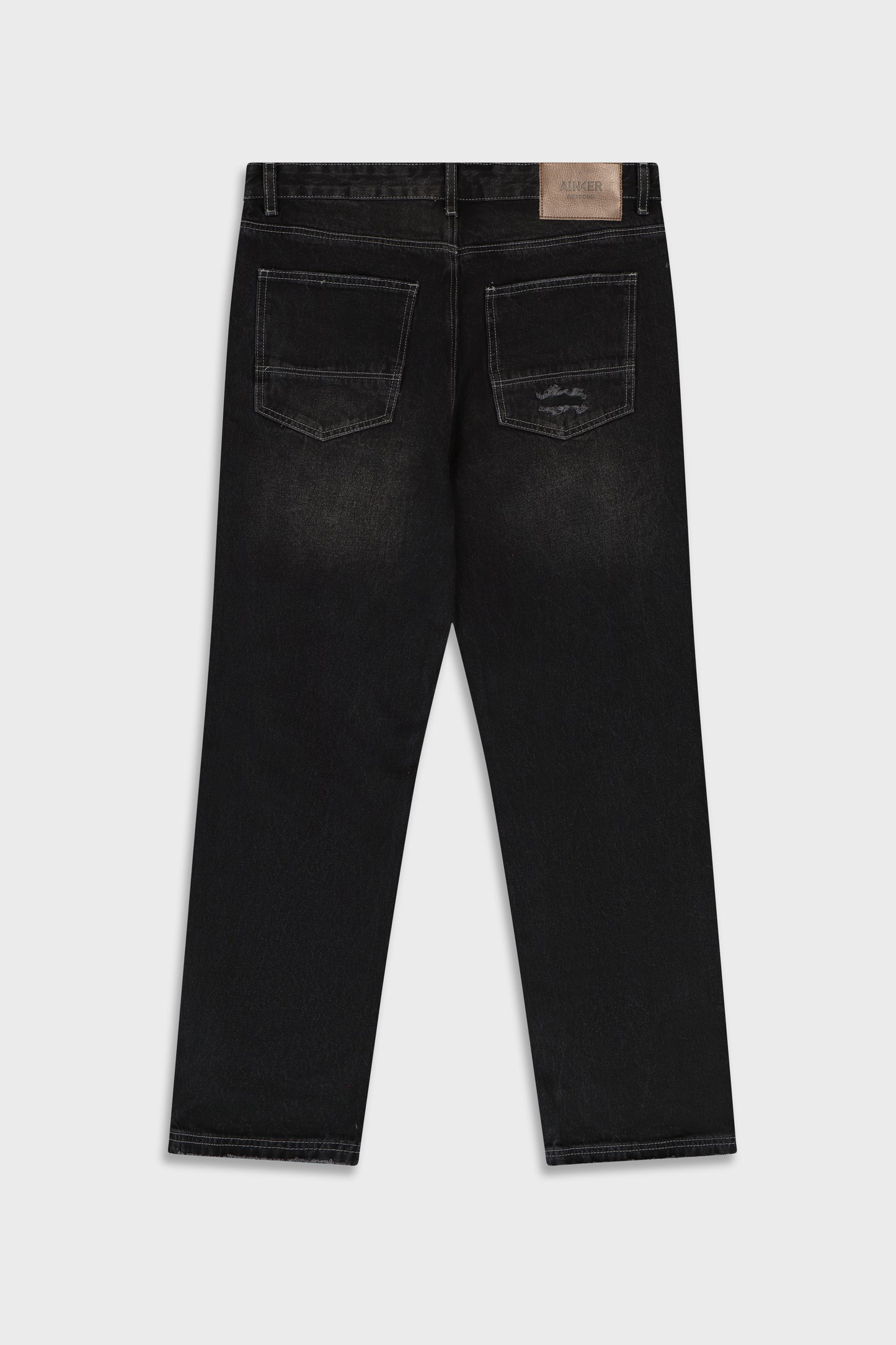 Rexford Black 382 Relax Fit Jeans