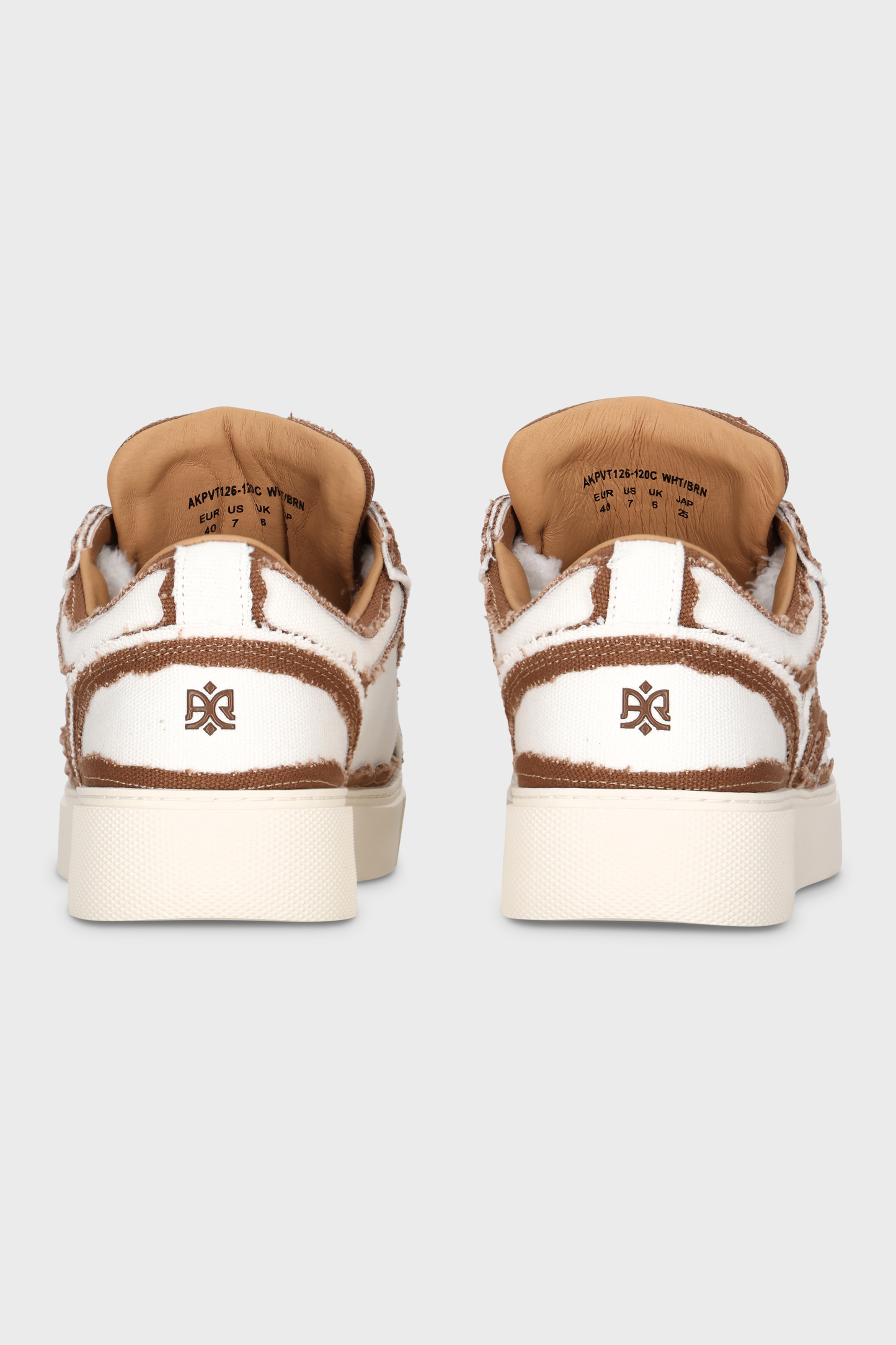 Pivot White/Brown Canvas